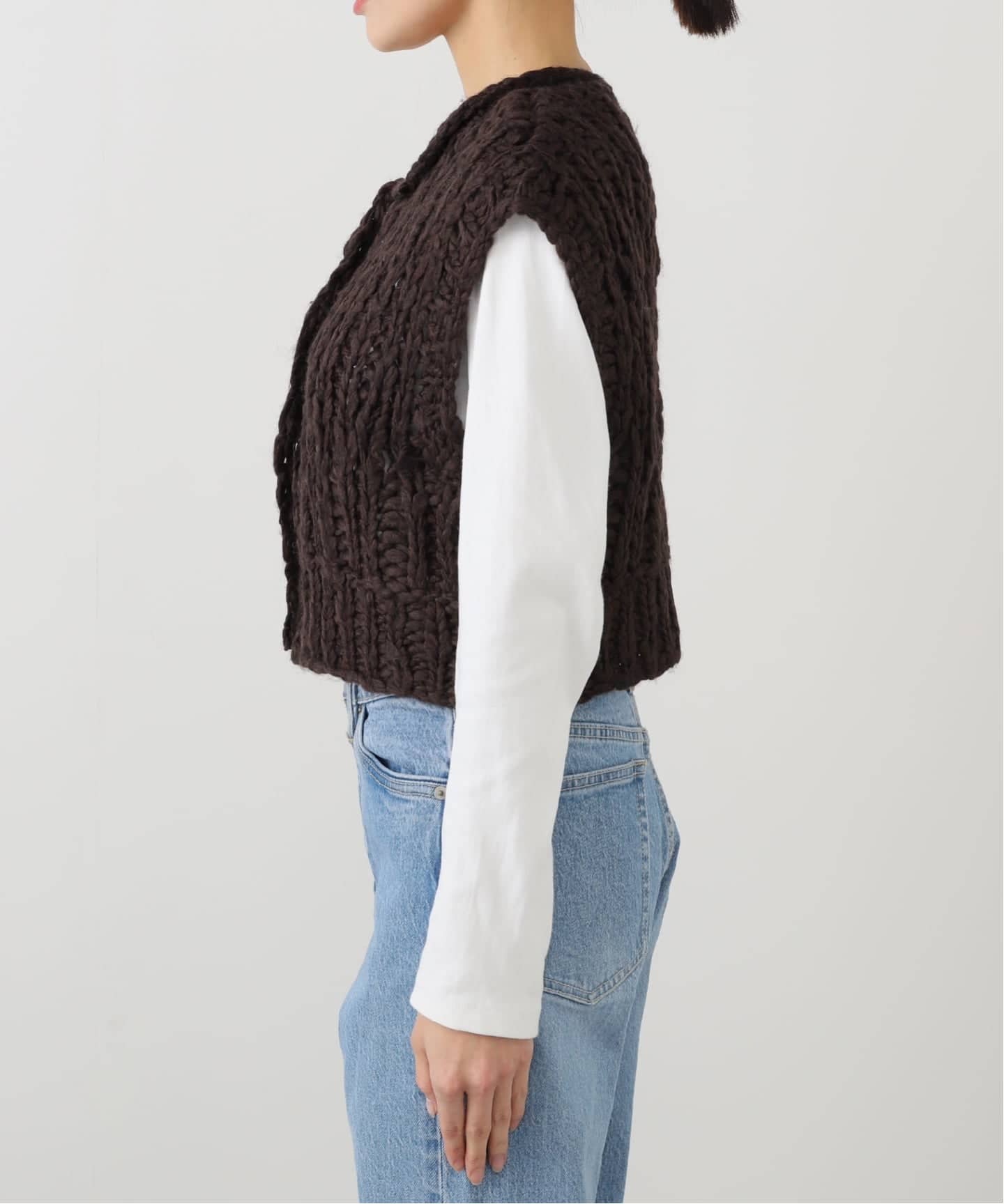 TODAYFUL Mix Handknit Vest（ベスト）｜BOICE FROM BAYCREW'S（ボイス