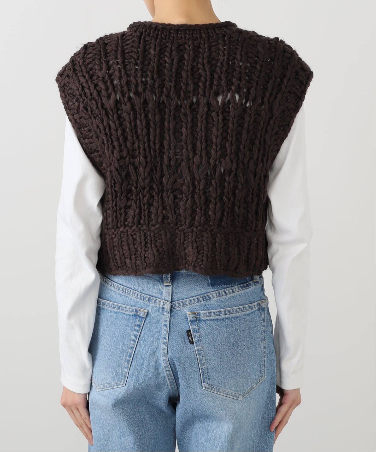 TODAYFUL Mix Handknit Vest（ベスト）｜BOICE FROM BAYCREW'S（ボイス