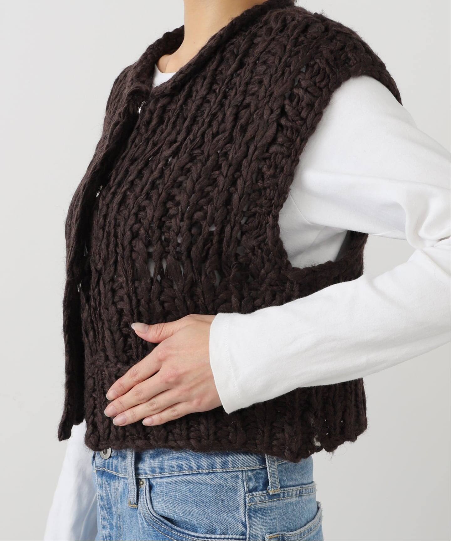 TODAYFUL Mix Handknit Vest（ベスト）｜BOICE FROM BAYCREW'S（ボイス
