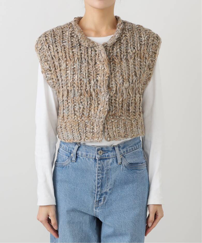 TODAYFUL Mix Handknit Vest（ベスト）｜BOICE FROM BAYCREW