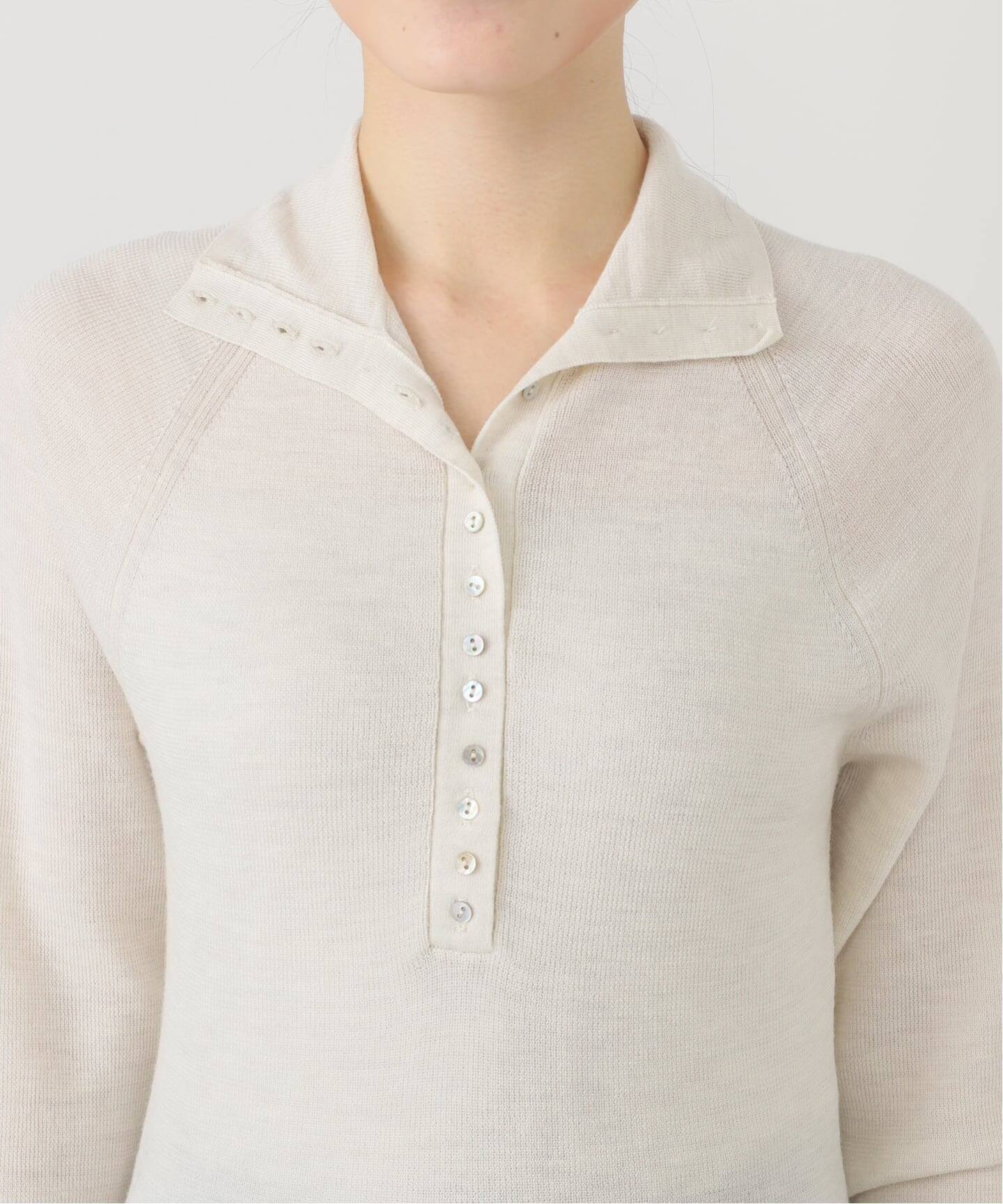 新品 etre tokyo 2way コンフィーハイネックニットプルオーバー ETRE TOKYO - 2wayコンフィーハイネックニットプルオーバー (BLUE