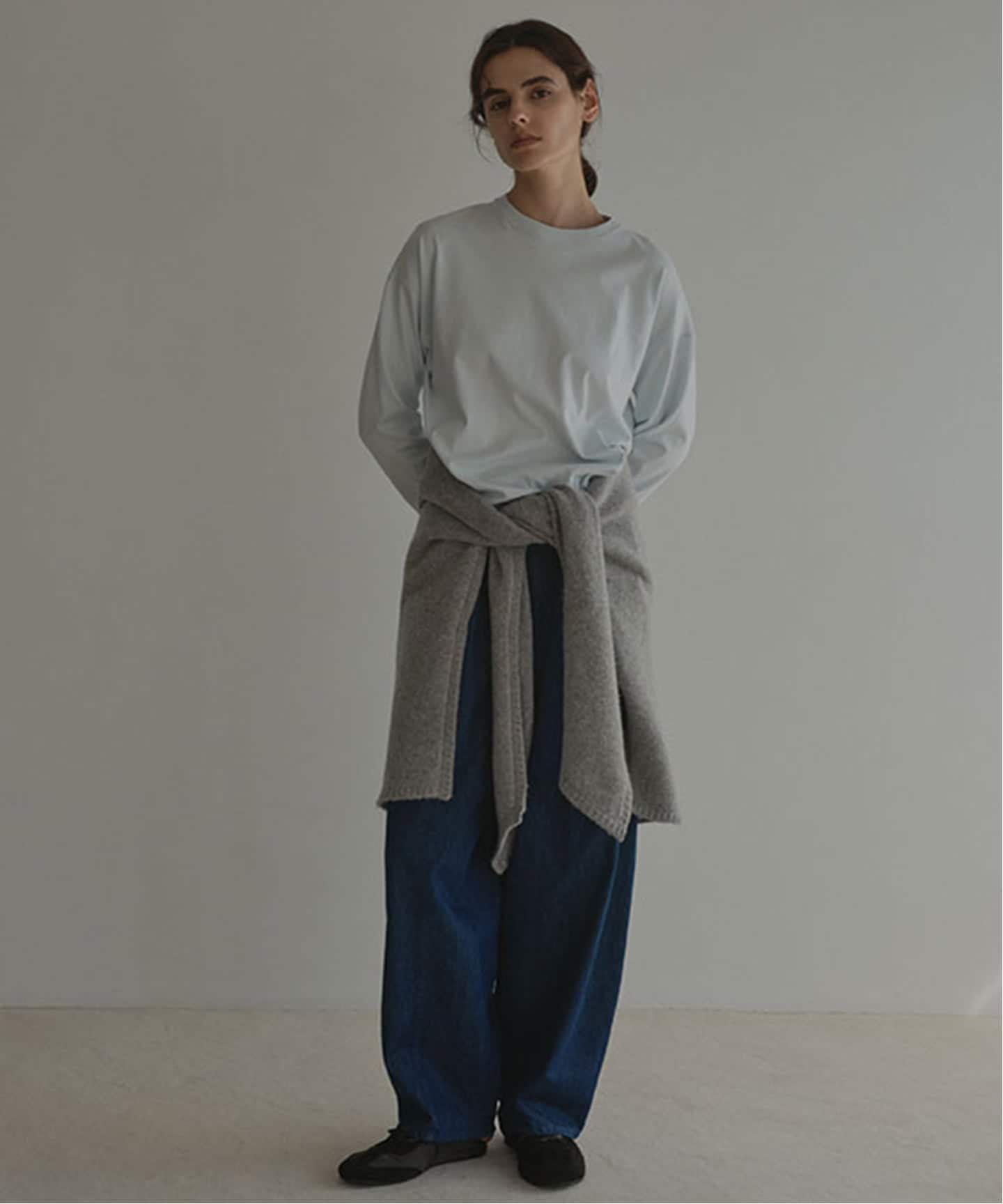 ETRE TOKYO レイヤードニットラップスカート（ニット／セーター