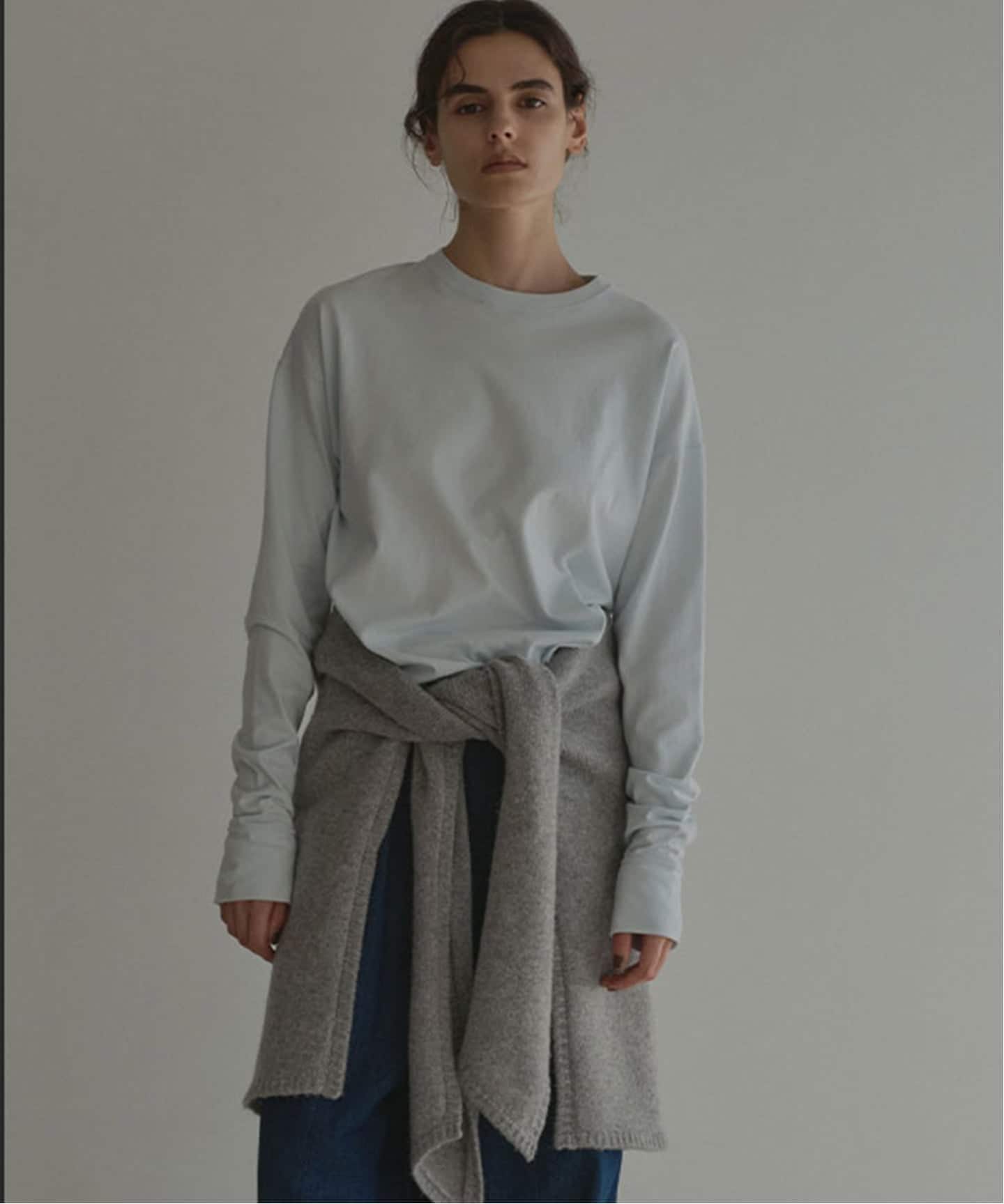 ETRE TOKYO レイヤードニットラップスカート（ニット／セーター