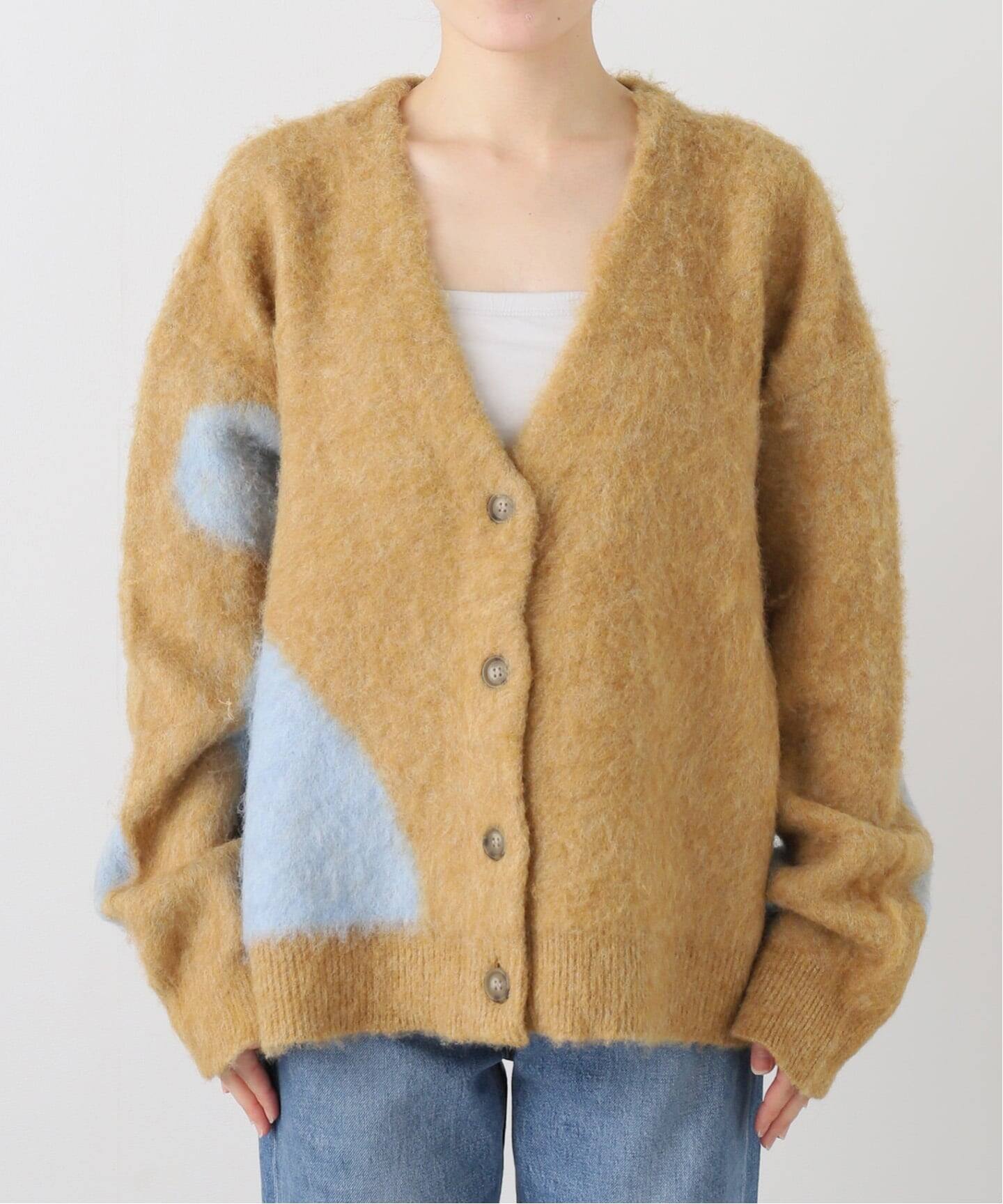 KnuthMarf accent mohair cardigan（カーディガン）｜BOICE FROM
