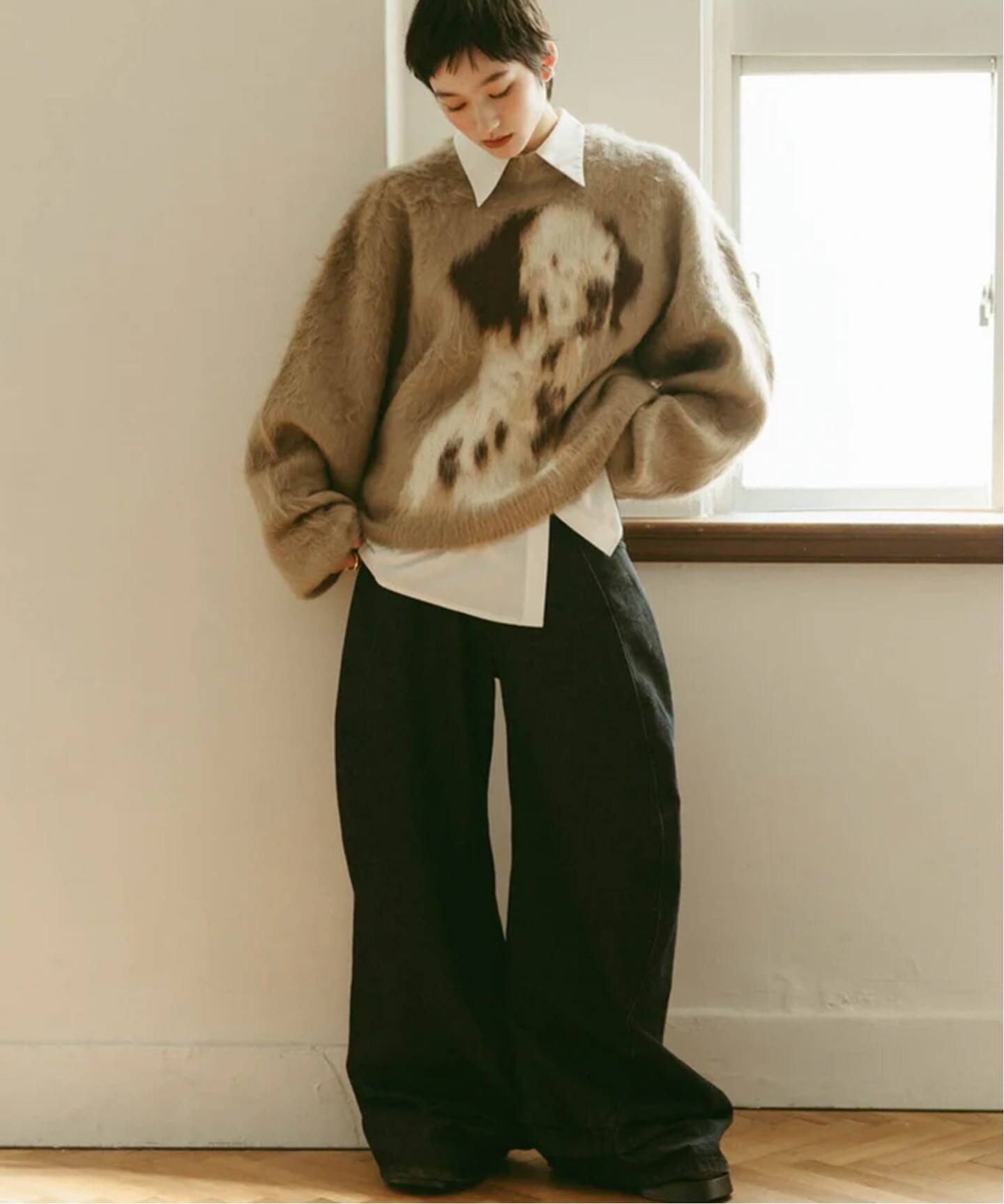 KnuthMarf dalmatian shaggy knit(ニット/セーター)|BOICE FROM KnuthMarf dalmatian shaggy knit(ニット/セーター)|BOICE FROM