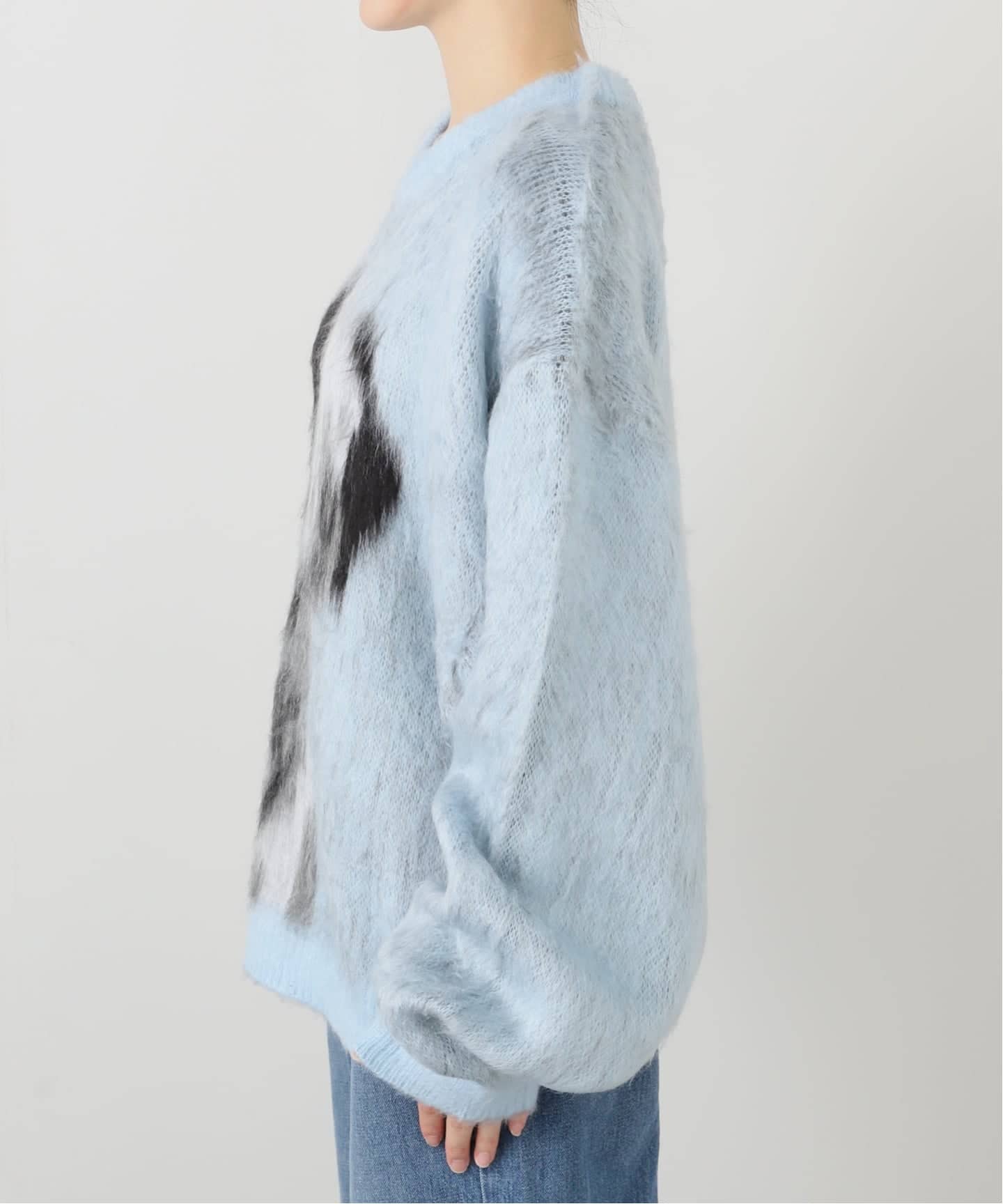 KnuthMarf dalmatian shaggy knit（ニット／セーター）｜BOICE FROM