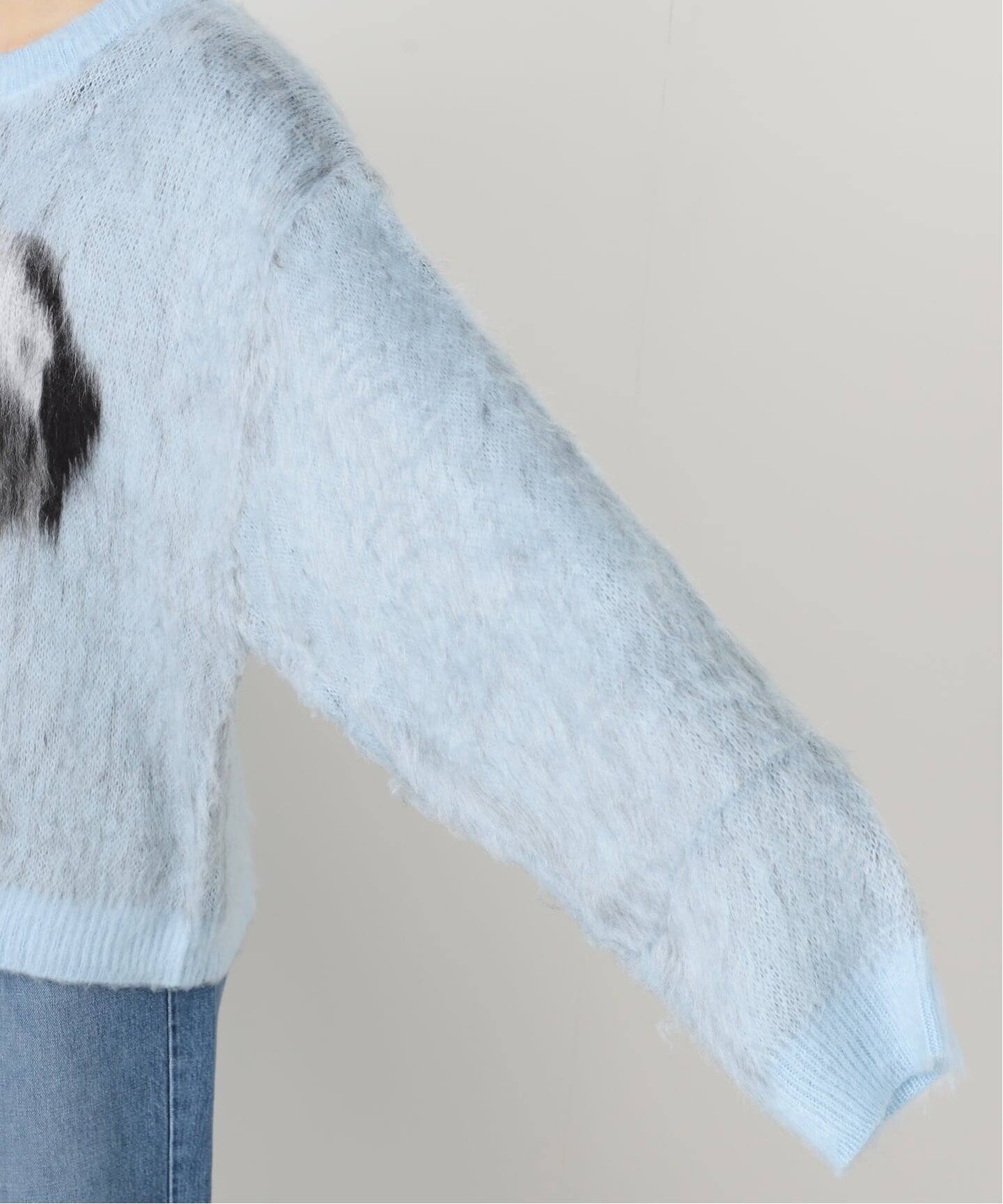 KnuthMarf dalmatian shaggy knit（ニット／セーター）｜BOICE FROM