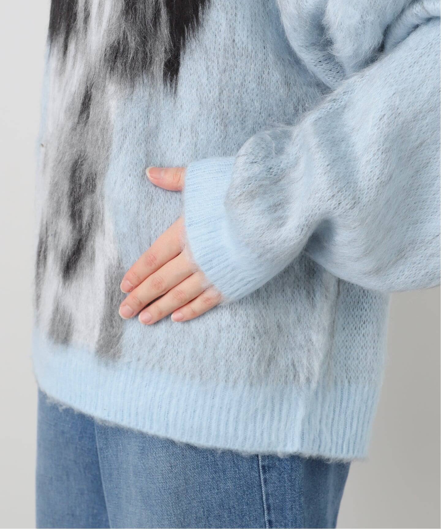 KnuthMarf dalmatian shaggy knit（ニット／セーター）｜BOICE FROM