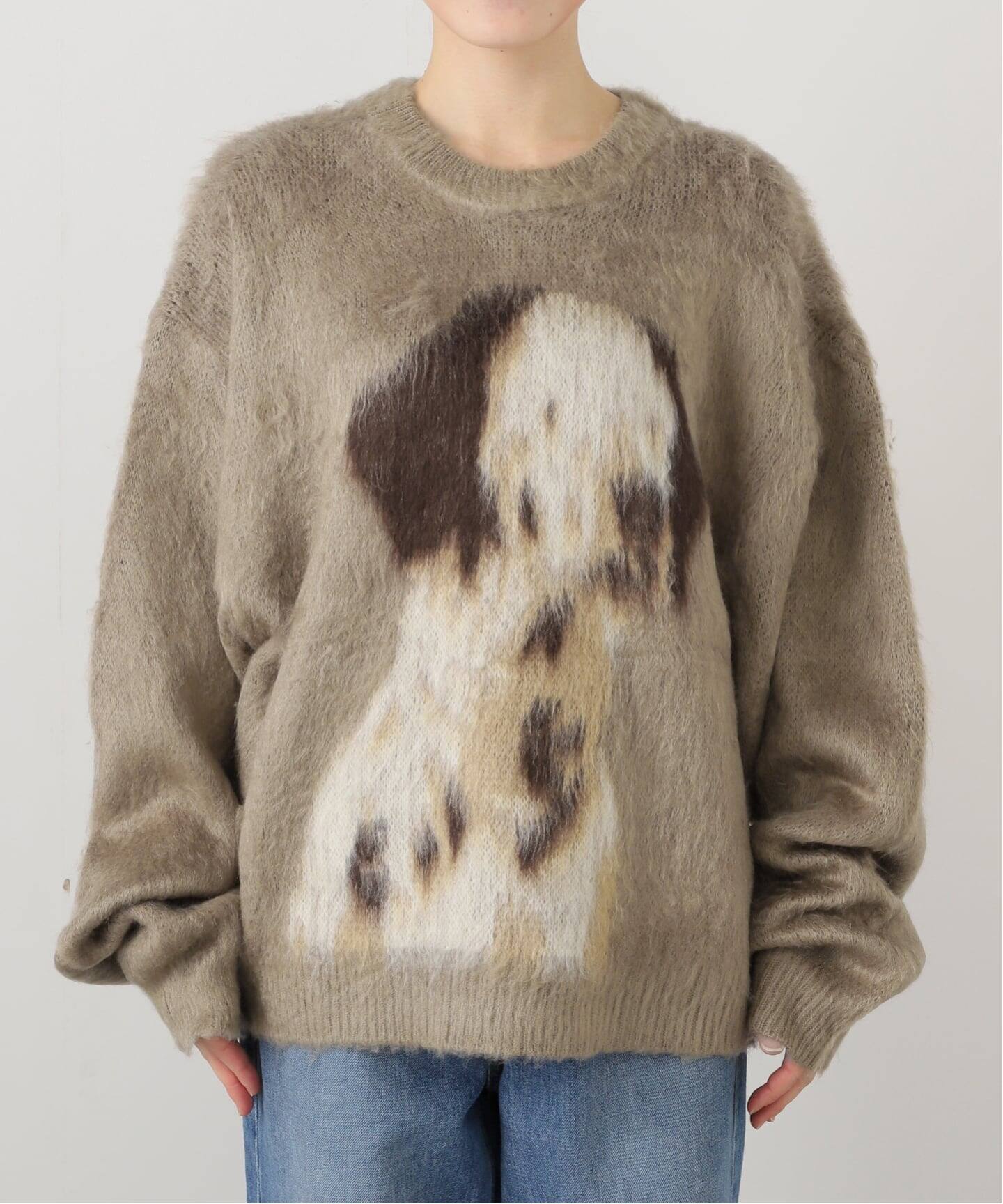 KnuthMarf dalmatian shaggy knit（ニット／セーター）｜BOICE FROM