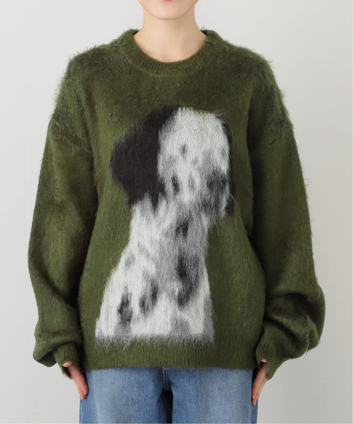 KnuthMarf dalmatian shaggy knit（ニット／セーター）｜BOICE FROM