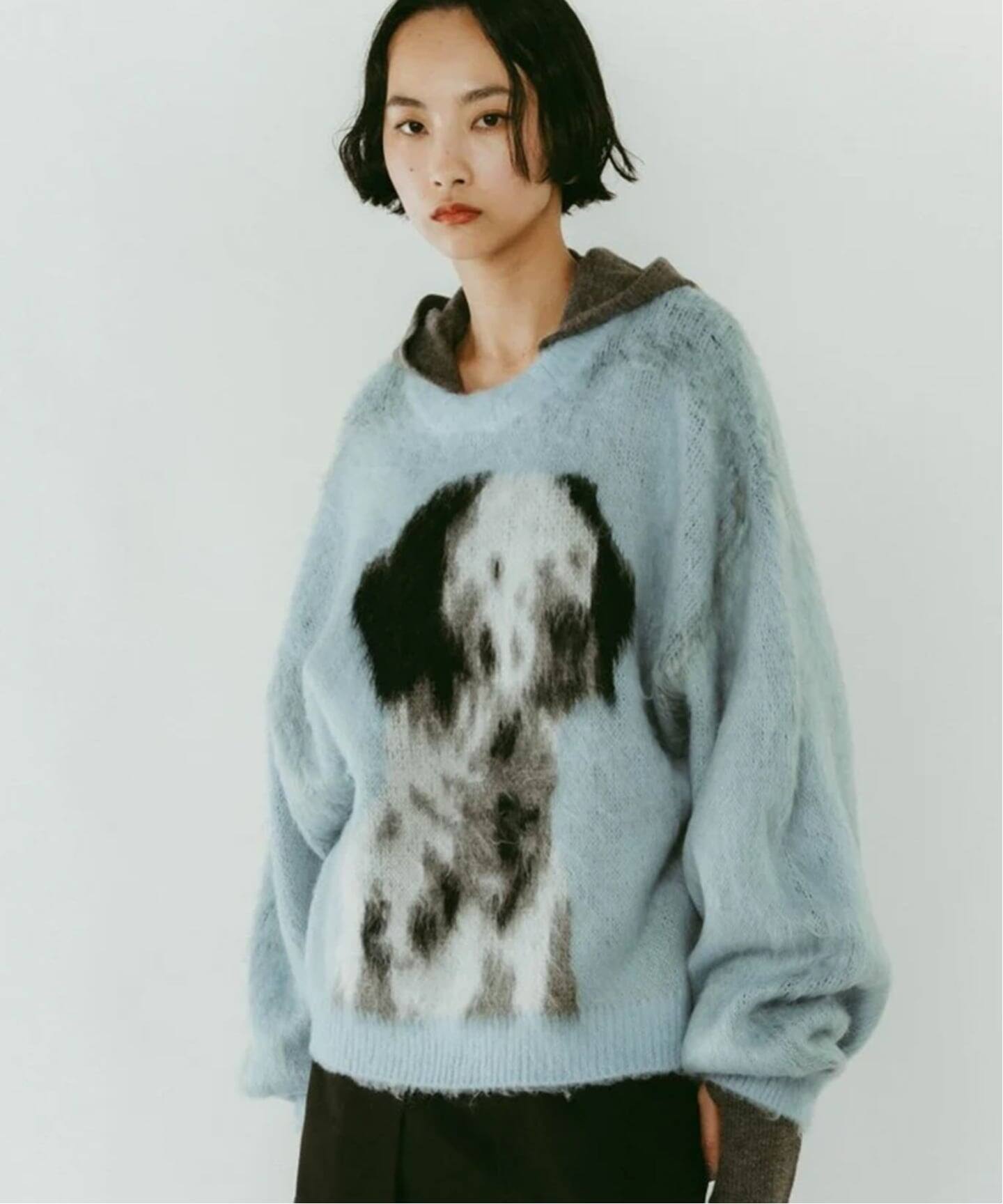 KnuthMarf dalmatian shaggy knit（ニット／セーター）｜BOICE FROM