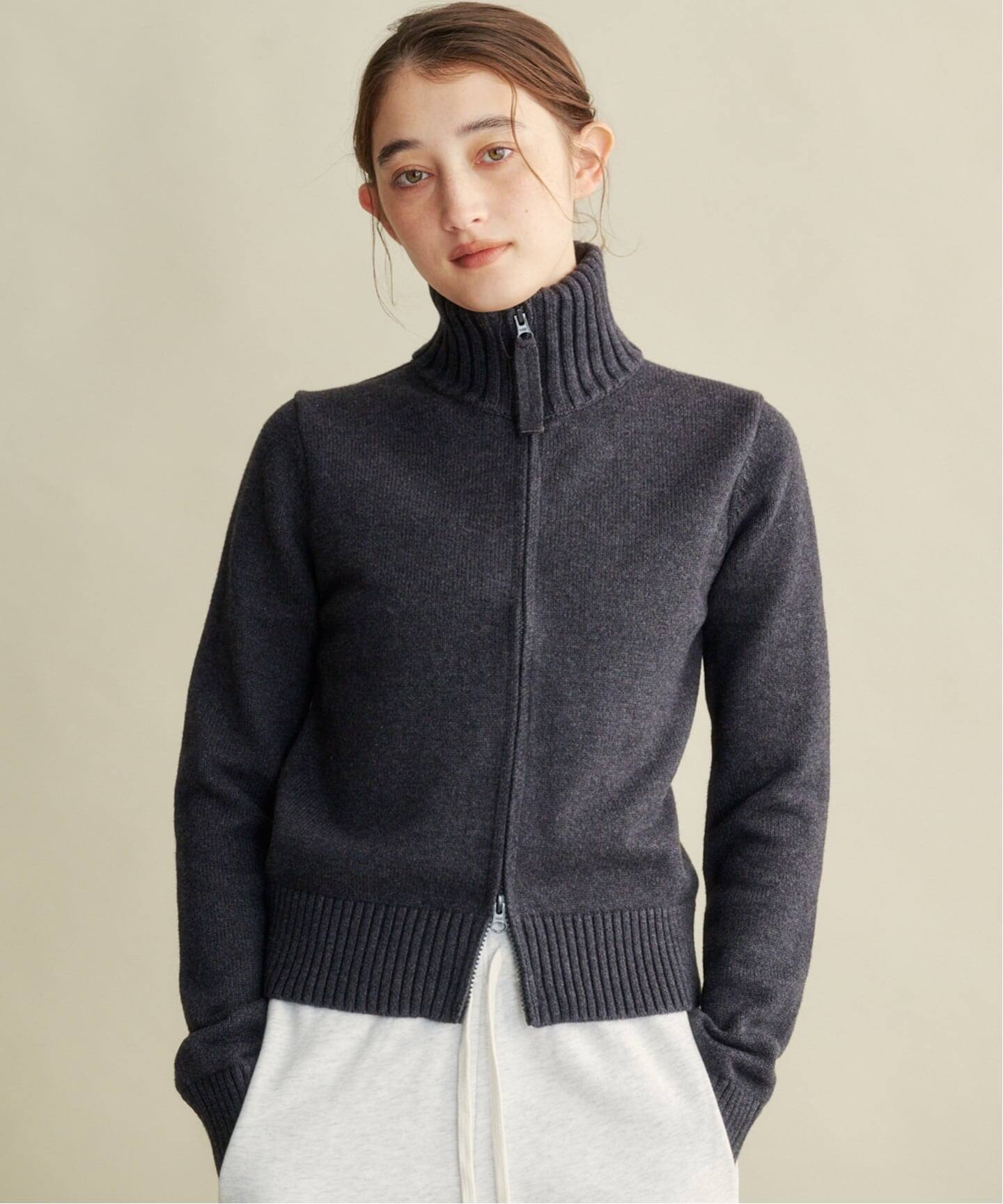 TODAYFUL Compact Zip Knit（ニット／セーター）｜BOICE FROM
