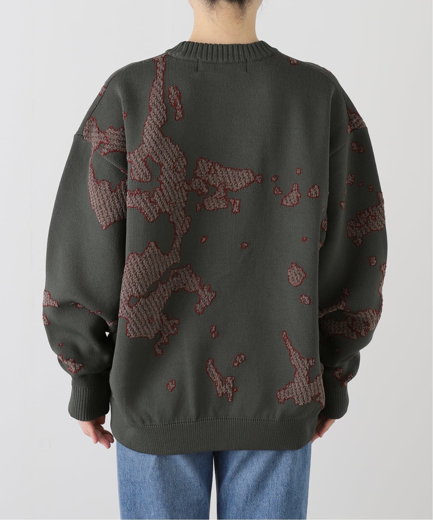 トップス BAL JACQUARD COTTON CREWNECK SWEATER BAL / バル JACQUARD COTTON CREWNECK SWEATER（ニット