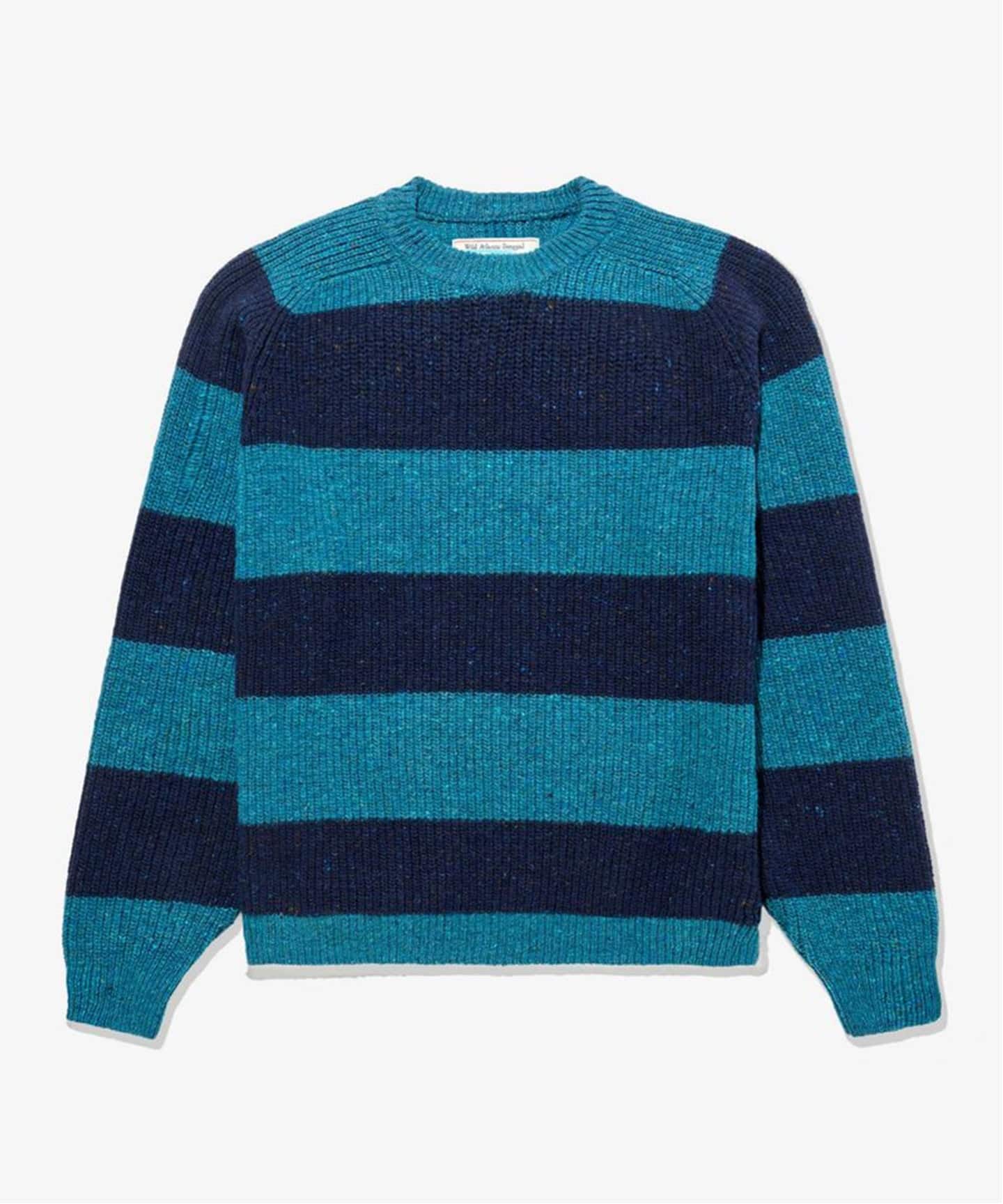 NOAH グリーン セーター Lサイズ Noah Grey Intarsia Flower Sweater Noah NYC