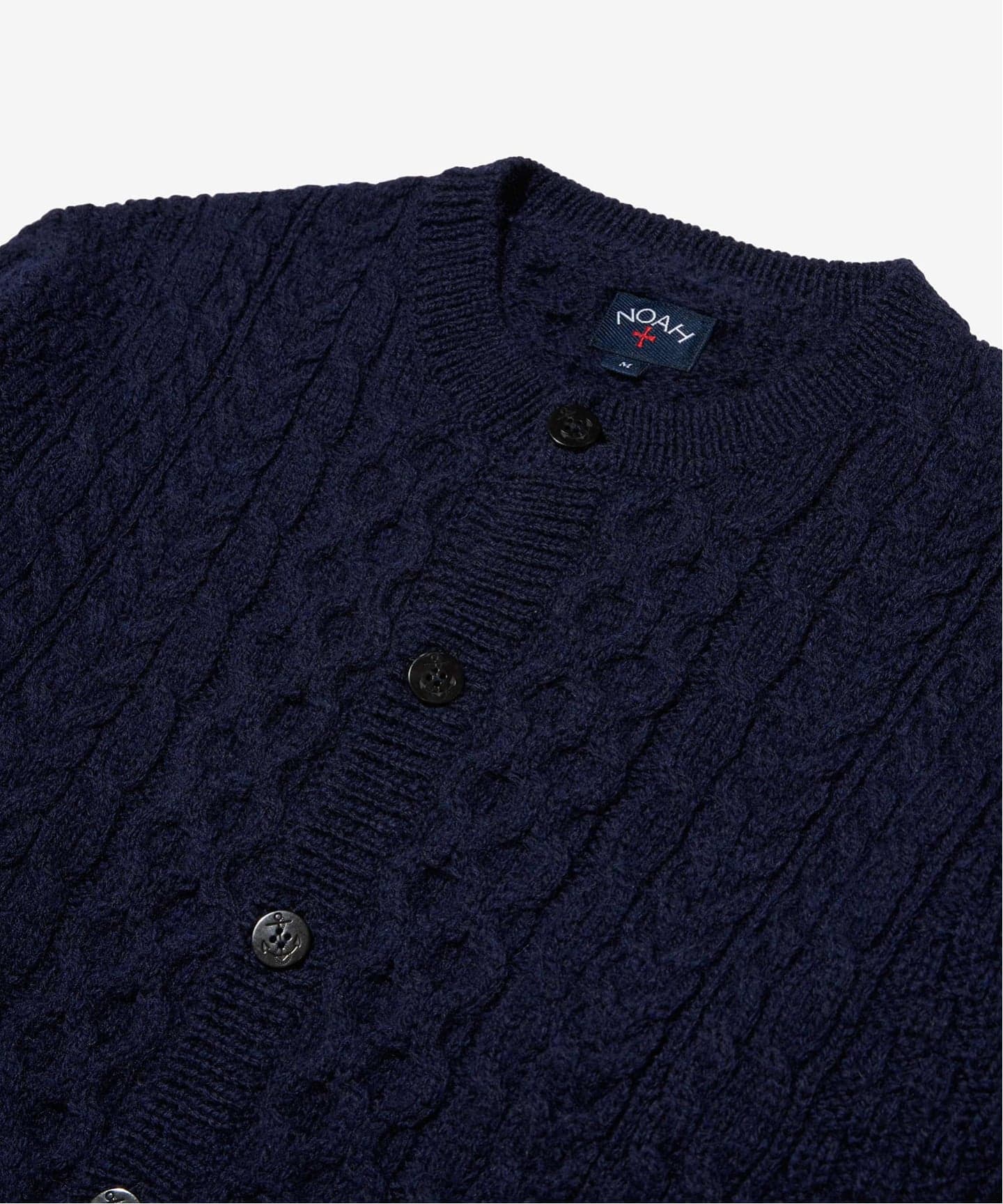 NOAH 紺色 L カーディガン メンズ Noah ノア カーディガン L 紺