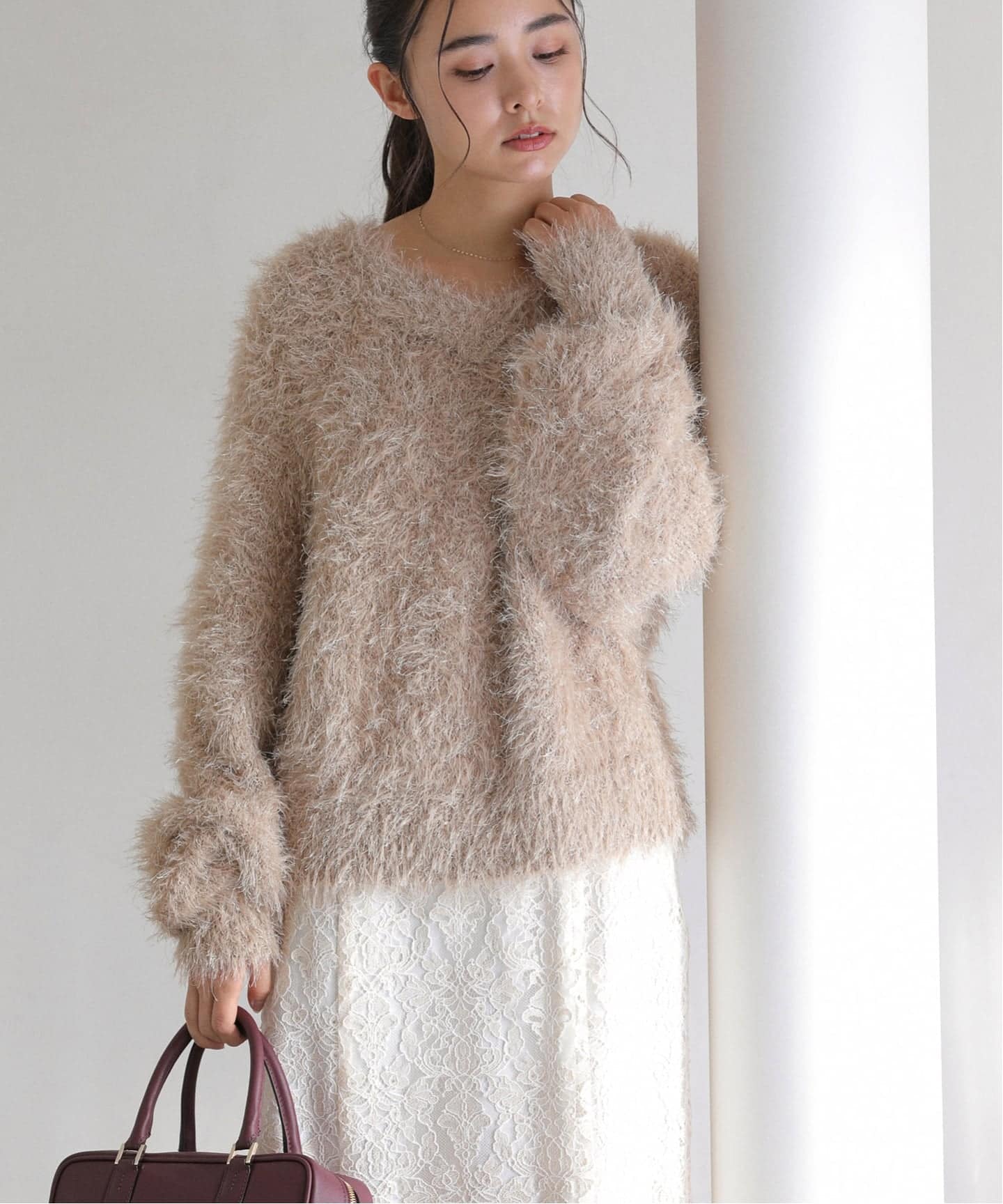 洗える】2WAYフェザーニット（ニット／セーター）｜La Totalite（ラ