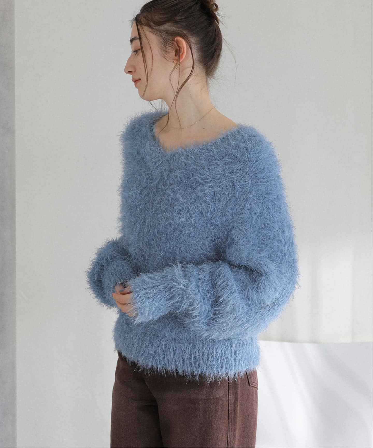 洗える】2WAYフェザーニット（ニット／セーター）｜La Totalite（ラ