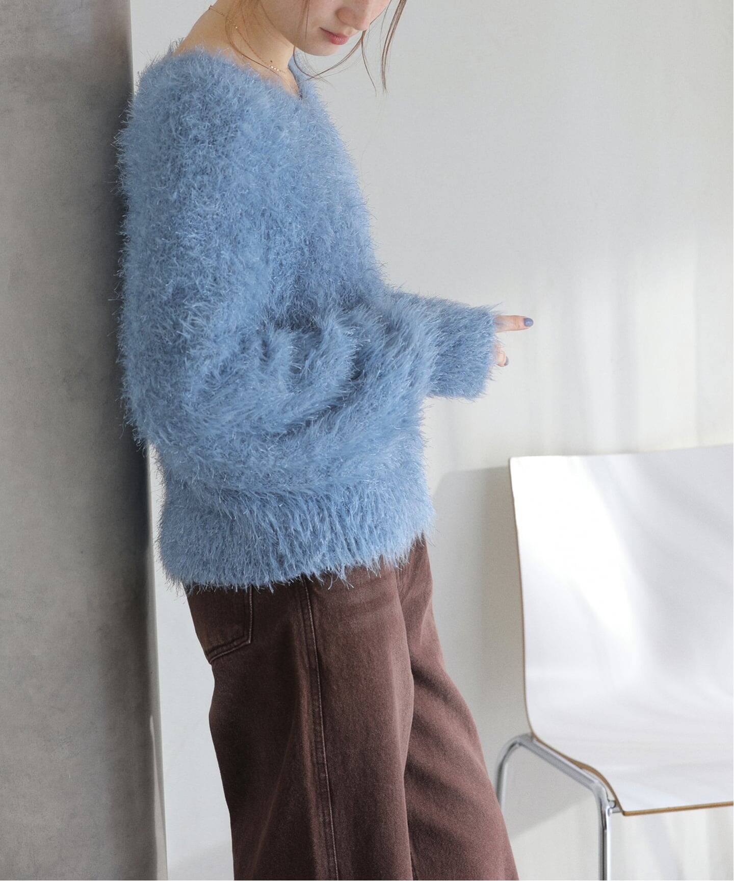 洗える】2WAYフェザーニット（ニット／セーター）｜La Totalite（ラ