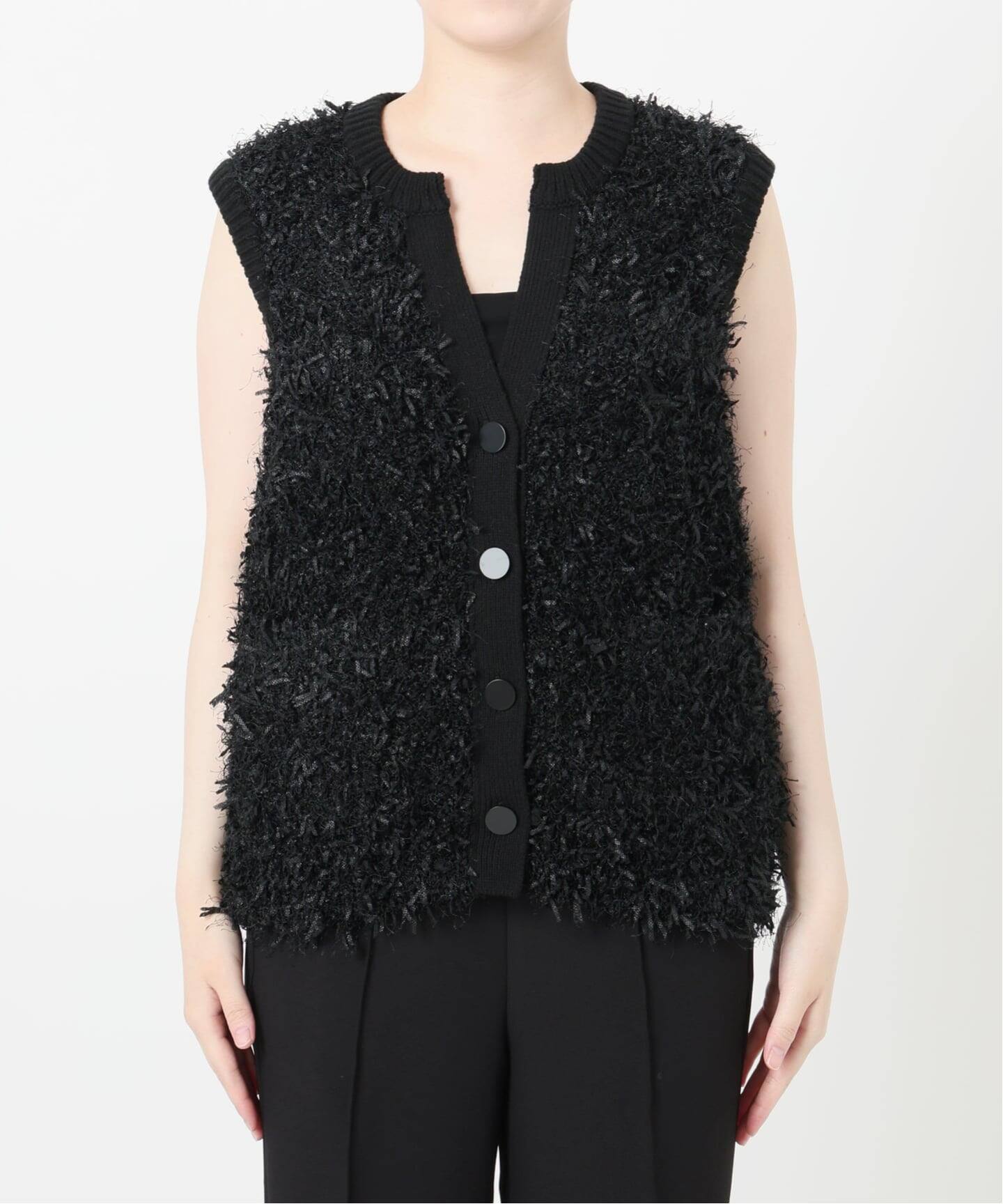 ラトータリテ　ブラック　フェザーベスト 今期 洗える】フェザーベスト（ベスト）｜La Totalite（ラ トータリテ）の