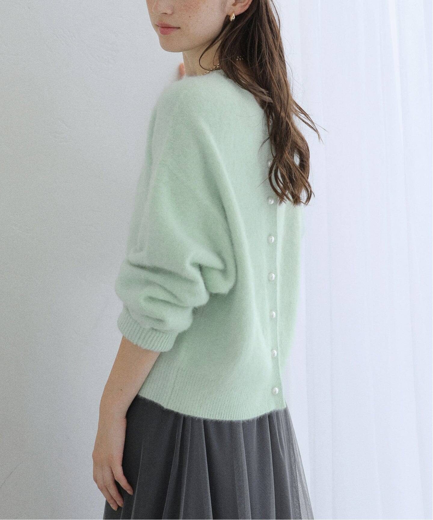 フォックスカシミヤ2WAYプルオーバー（ニット／セーター）｜La