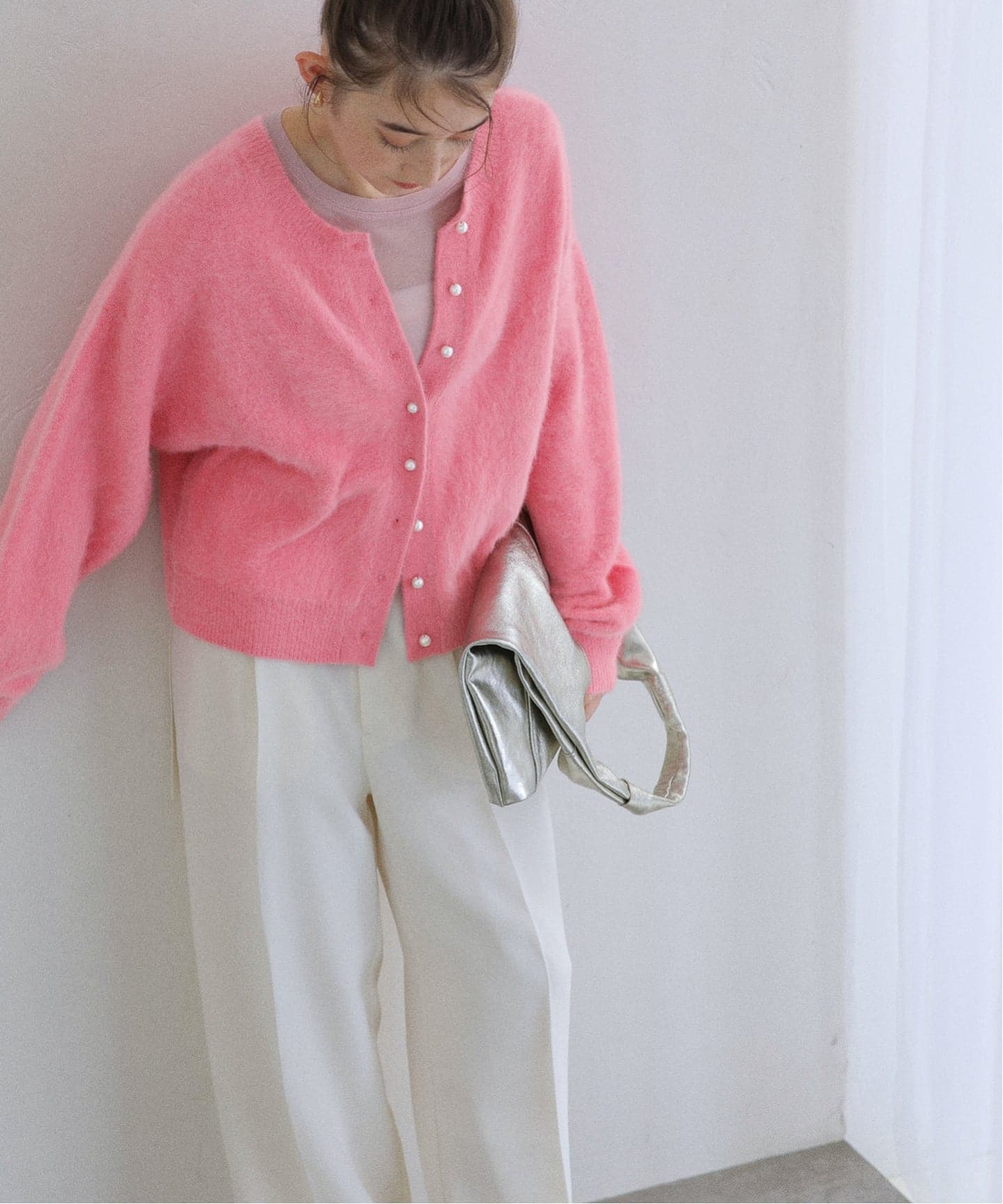 フォックスカシミヤ2WAYプルオーバー（ニット／セーター）｜La