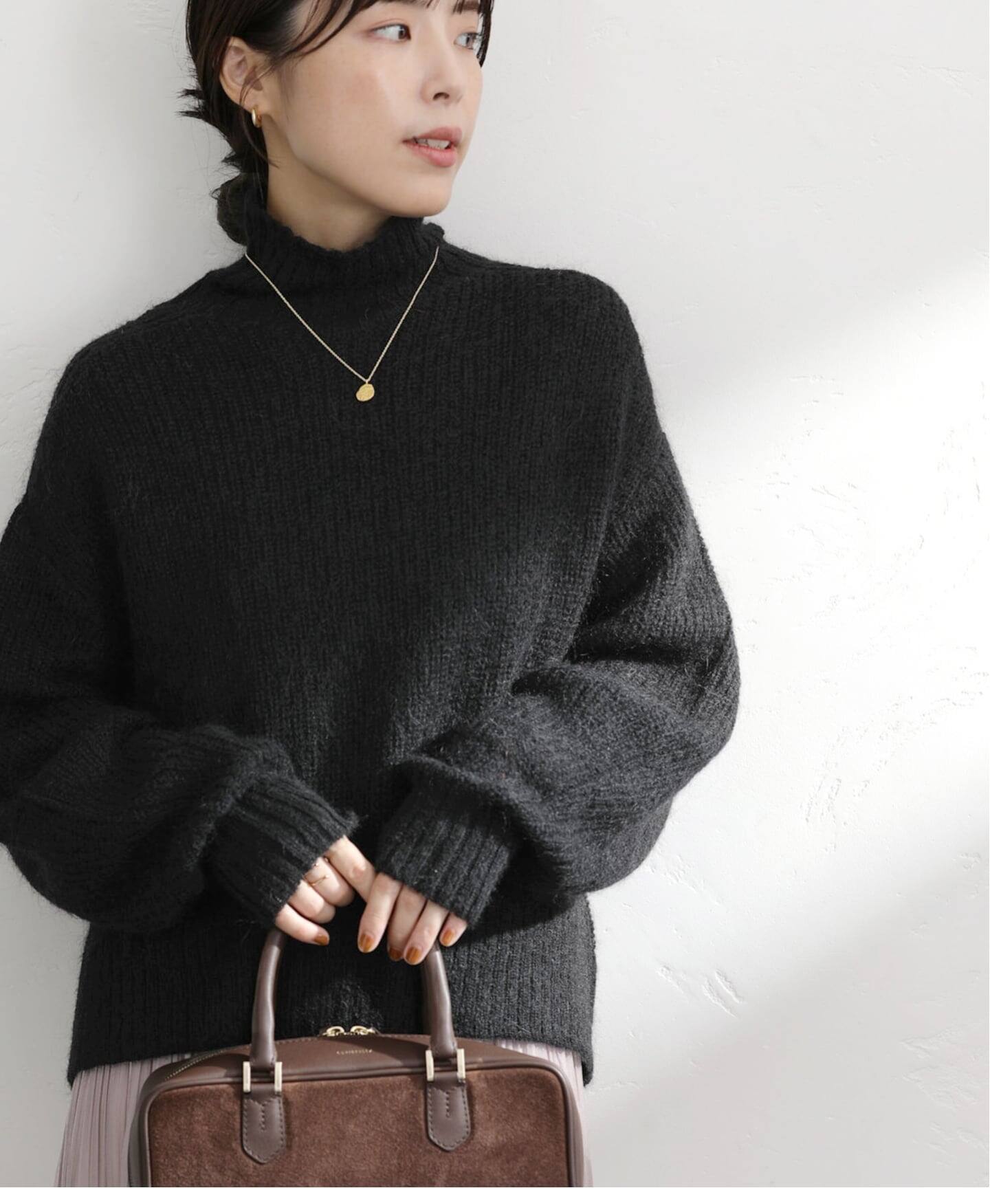 モヘア混タートルプルオーバー（ニット／セーター）｜La Totalite（ラ