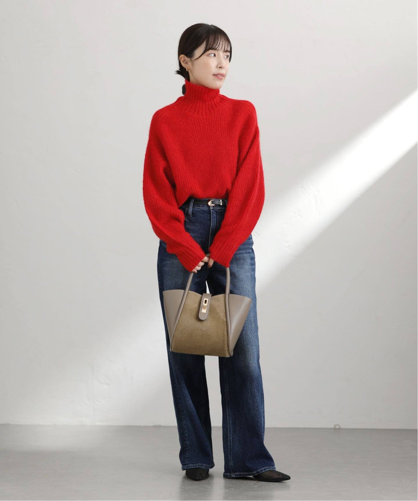 モヘア混タートルプルオーバー（ニット／セーター）｜La Totalite（ラ