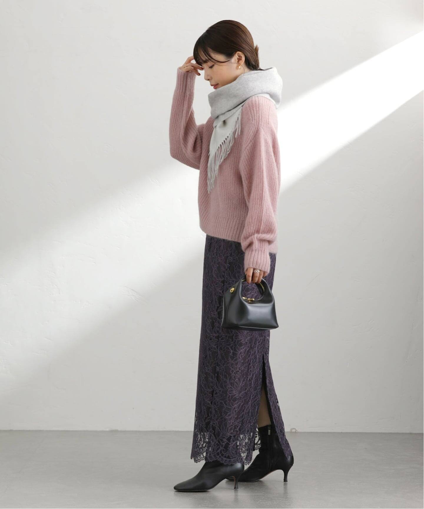 モヘア混タートルプルオーバー（ニット／セーター）｜La Totalite（ラ