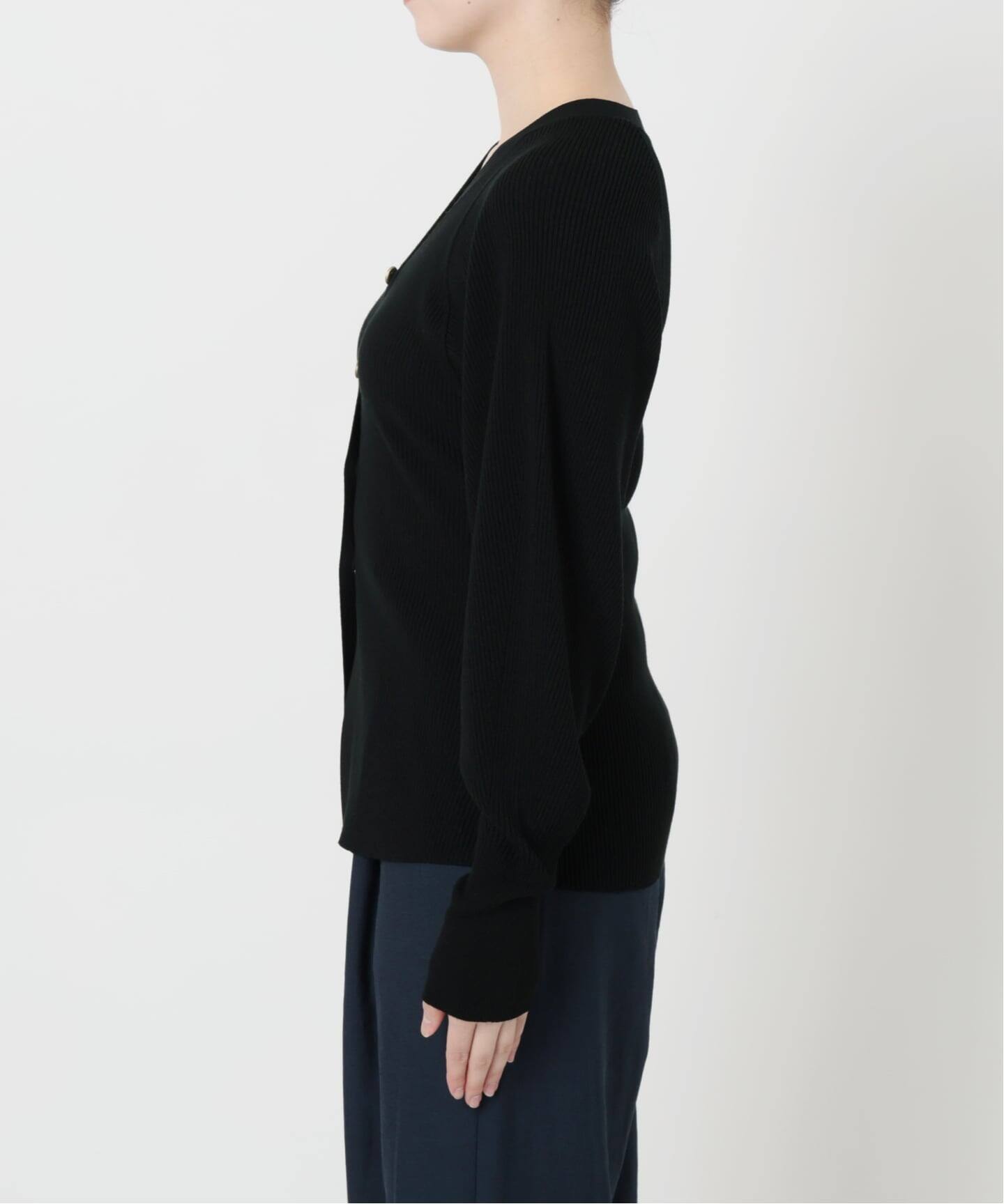 洗える】Vネックシルエットカーディガン（カーディガン）｜La Totalite