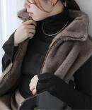 【洗える】ウォッシャブルタートルニットプルオーバー