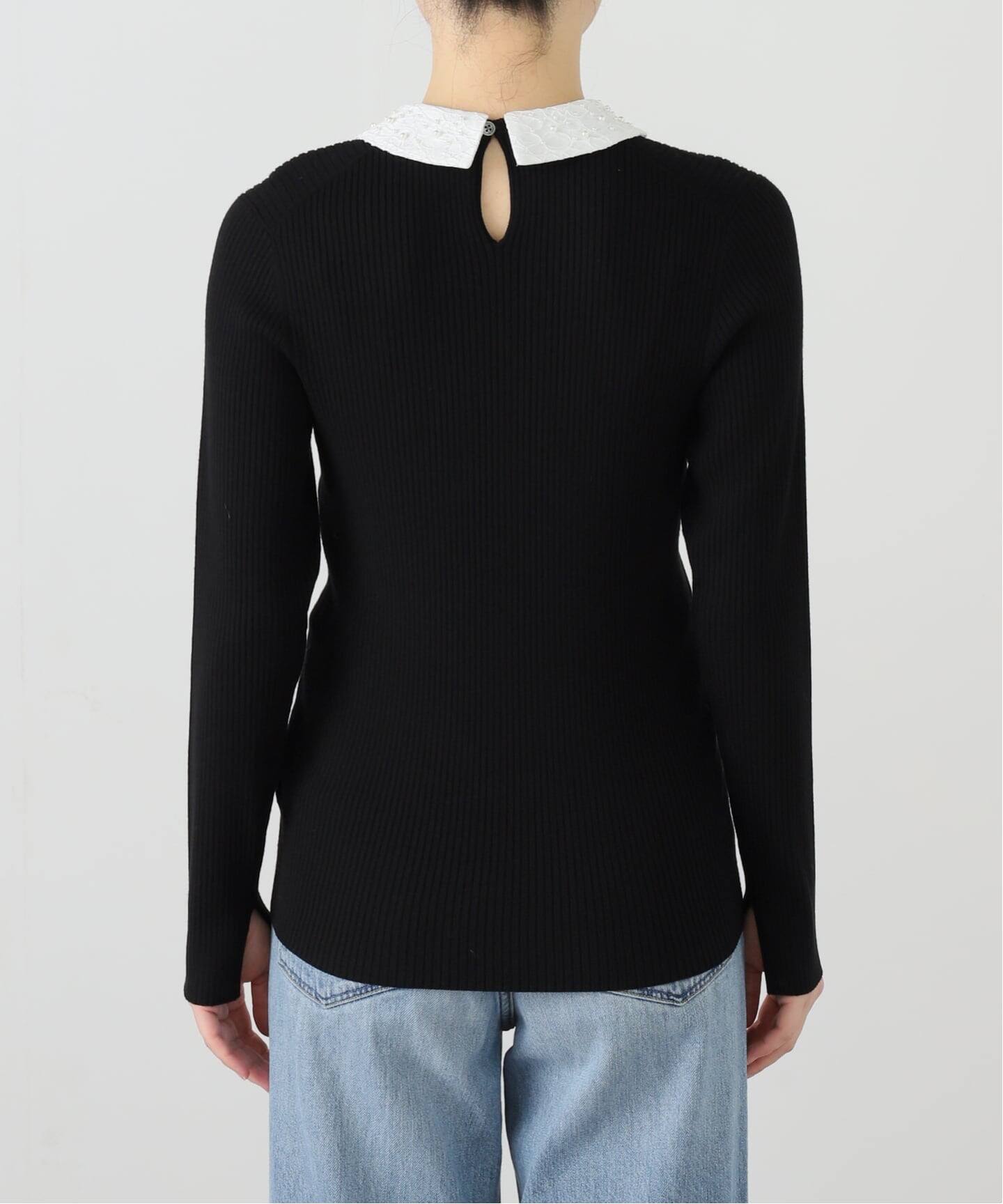 洗える】パールカラー2WAYニット（ニット／セーター）｜La Totalite