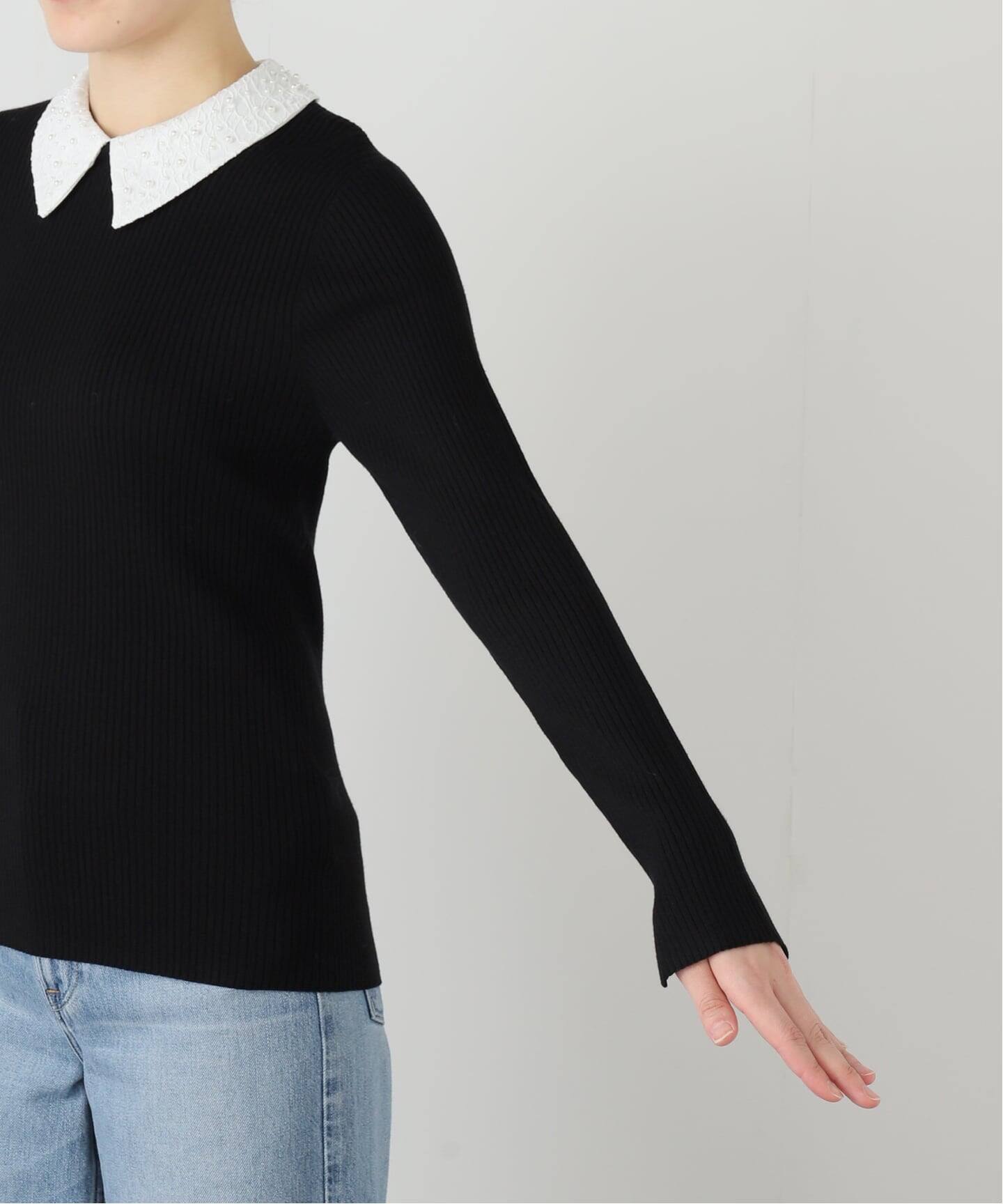 洗える】パールカラー2WAYニット（ニット／セーター）｜La Totalite