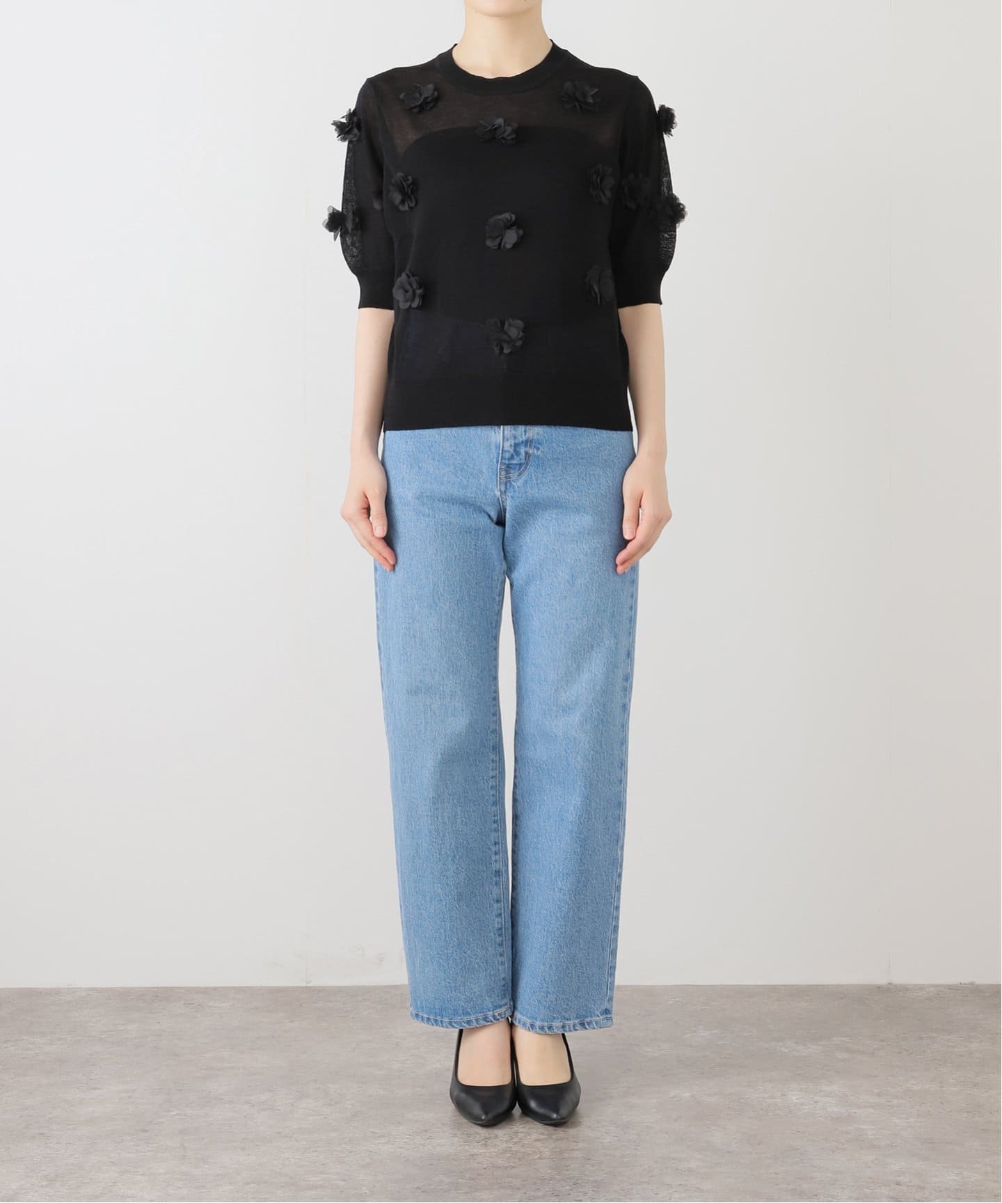 TORRAZZO DONNA - TORRAZZO DONNA ニット　セーター Torrazzo Donna ニット セーター ジャガードレースクルーネック