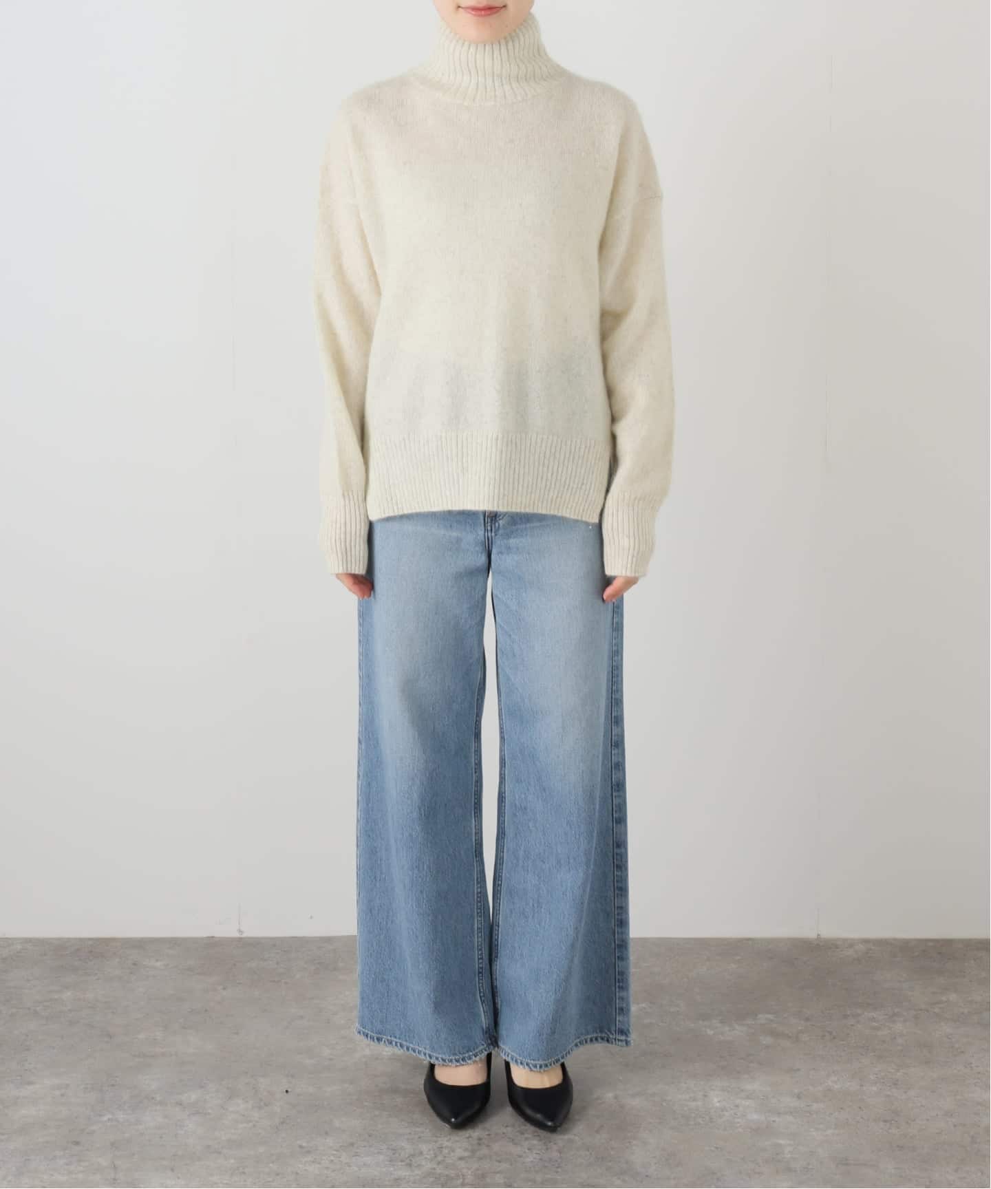 【SALE中✨】TICCA スタンドネックプルオーバー　ニット WEB限定》TICCA/ティッカ ヤクタートルネックプルオーバー（ニット