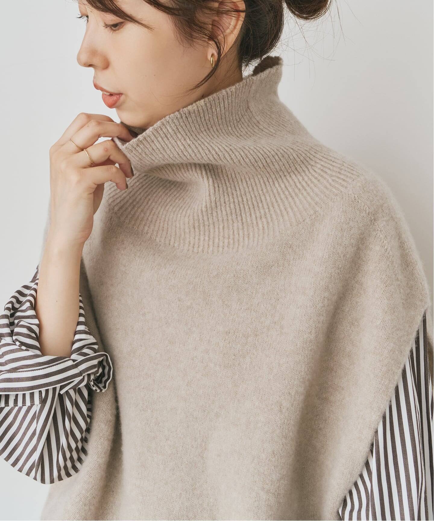 WEB限定 / 追加》オフタートルニットベスト（ベスト）｜Spick and Span