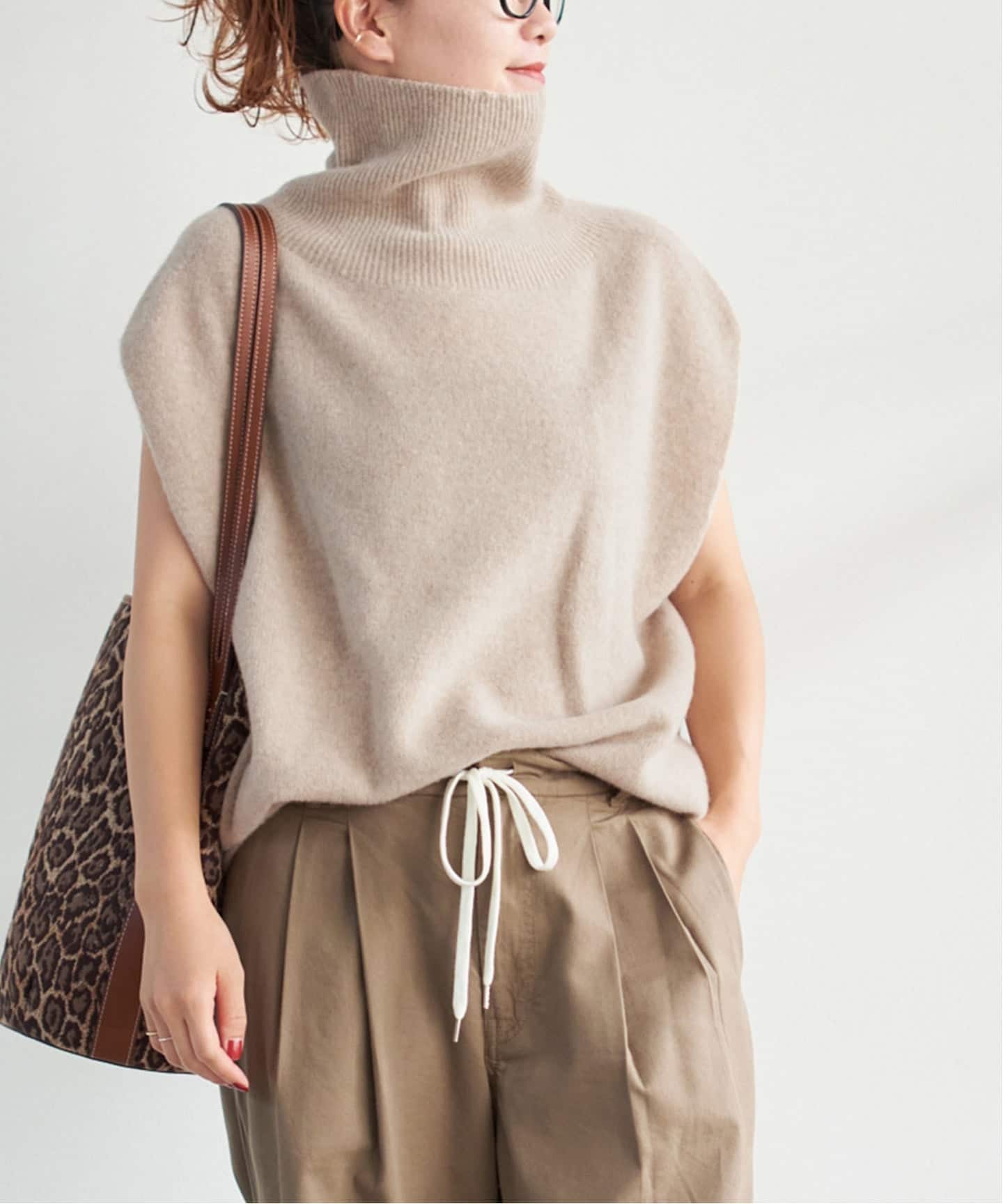 WEB限定 / 追加2》オフタートルニットベスト（ベスト）｜Spick and