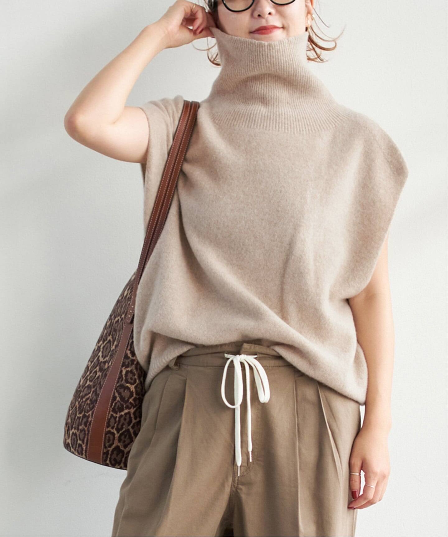 WEB限定 / 追加2》オフタートルニットベスト（ベスト）｜Spick and