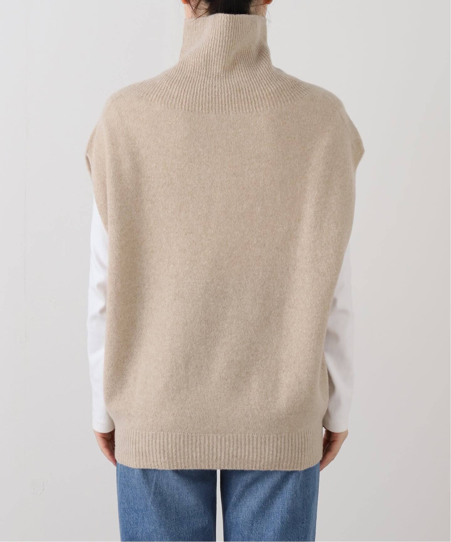 WEB限定 / 追加2》オフタートルニットベスト（ベスト）｜Spick and