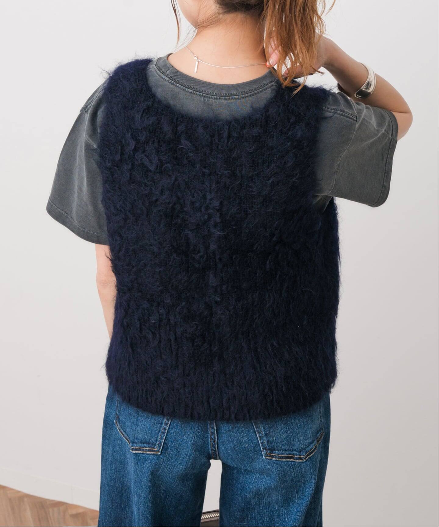 モヘヤ混ファーニットベスト（ベスト）｜Spick and Span（スピック