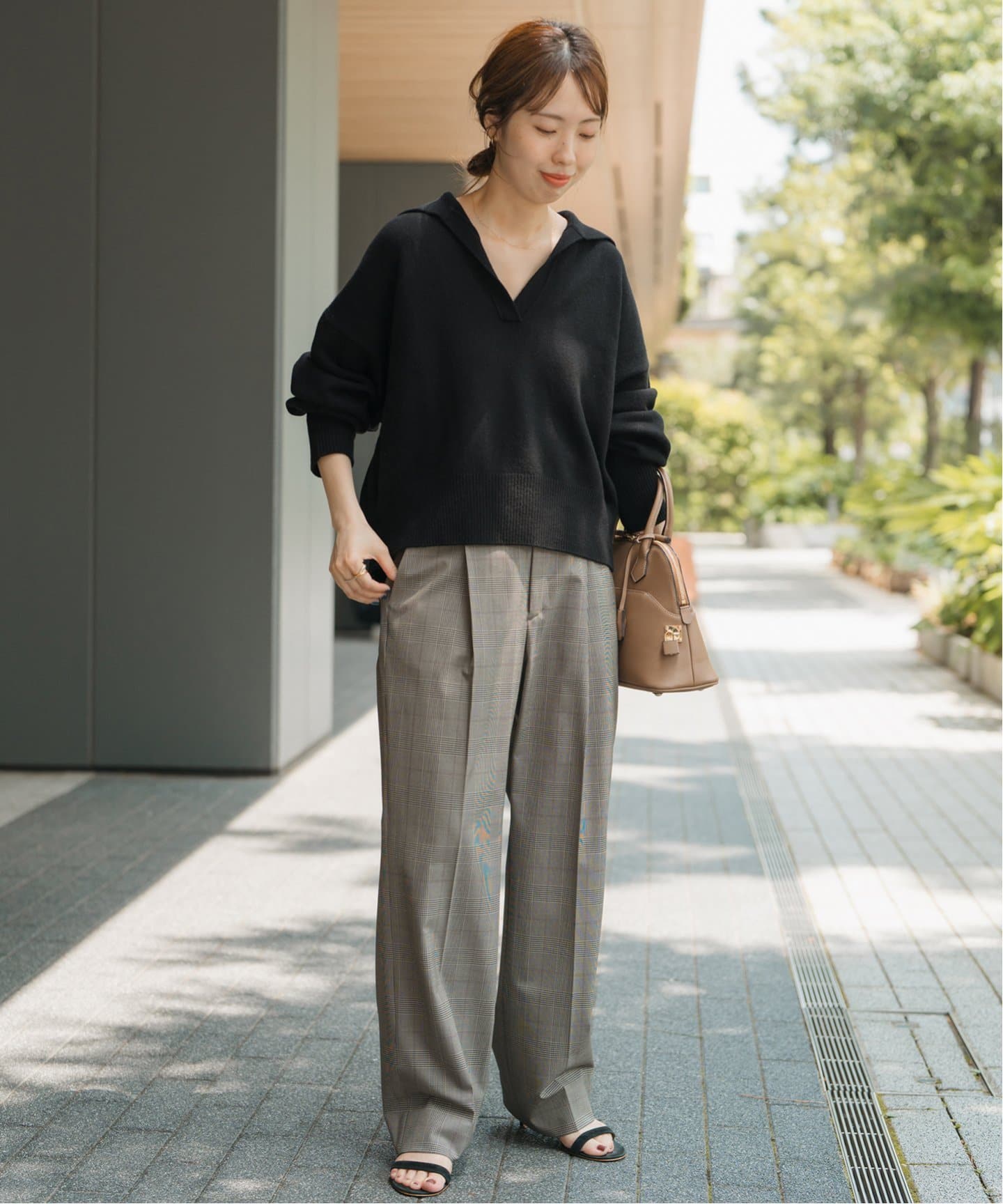 【美品】Spick＆Span/ウール混ポロシャツプルオーバー ウール混ポロシャツプルオーバー（ニット／セーター）｜Spick