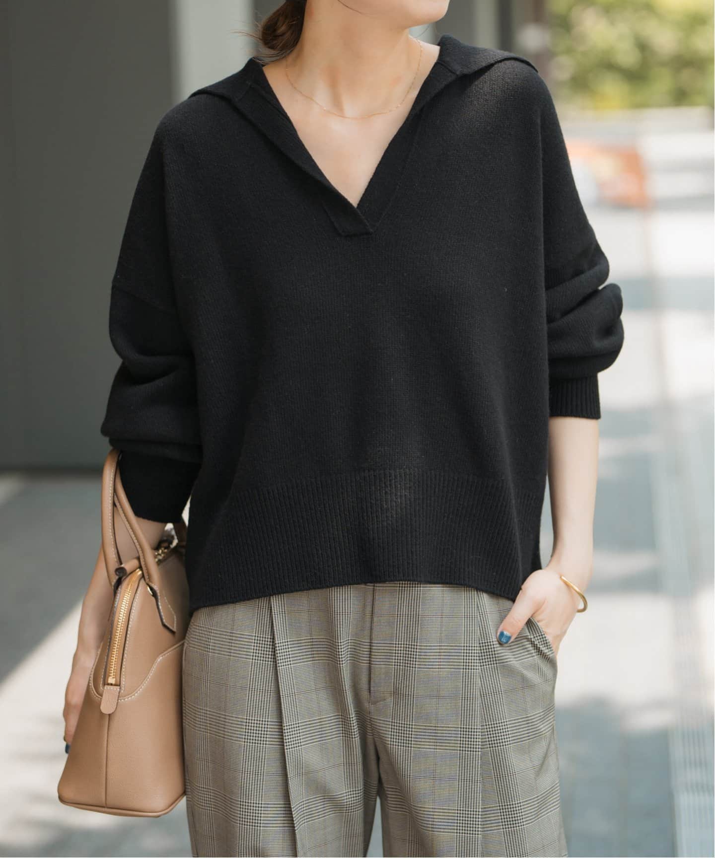 60s ウールプルオーバー セーラーカラーニットプルオーバー《WINTER KNIT COLLECTION》