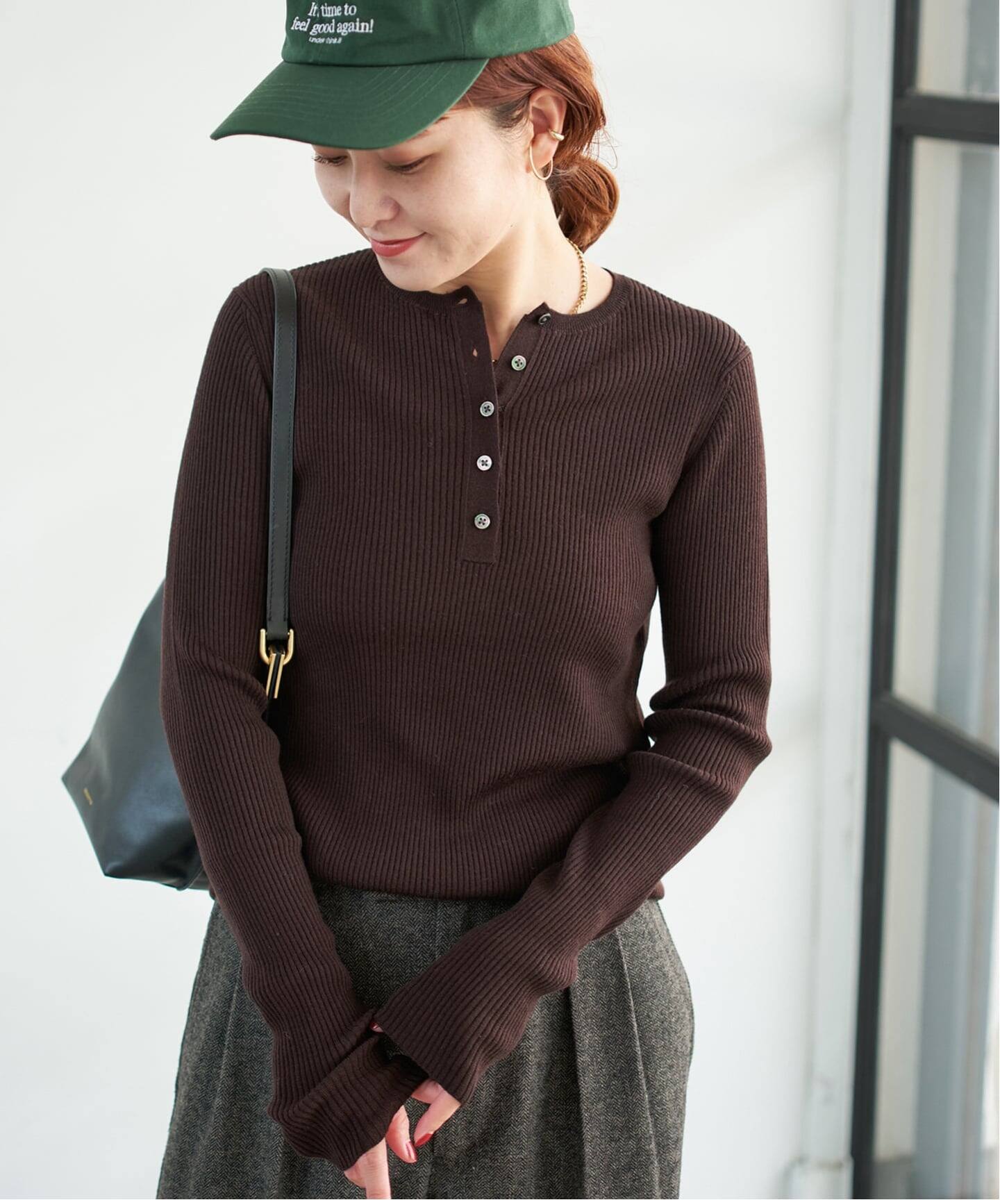 手洗い可》18Gヘンリーネックプルオーバー（ニット／セーター）｜Spick