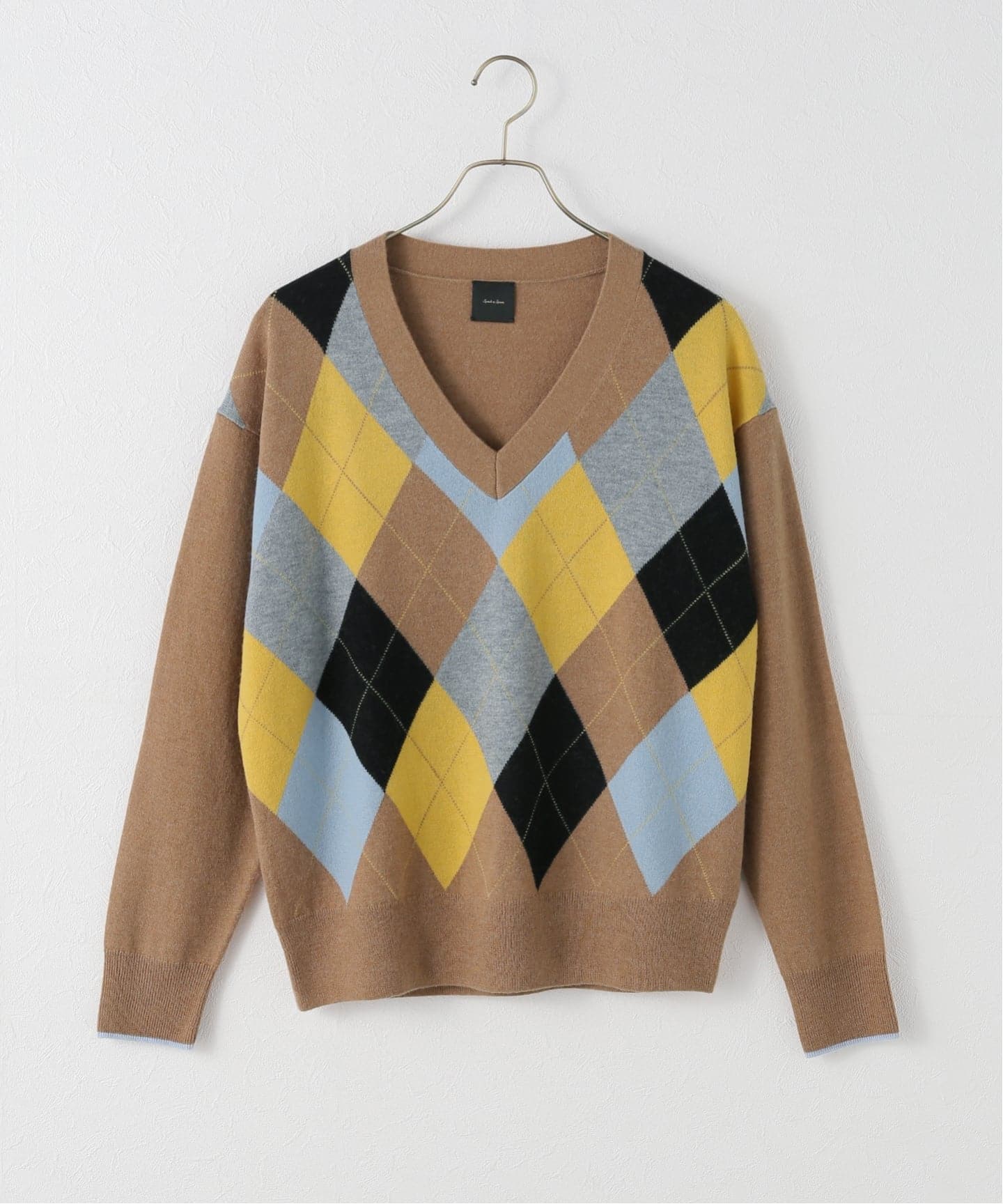 近年✨ EVERYDAY I LIKE アーガイル Vネック プルオーバー アーガイルVネックプルオーバー（ニット／セーター）｜Spick and