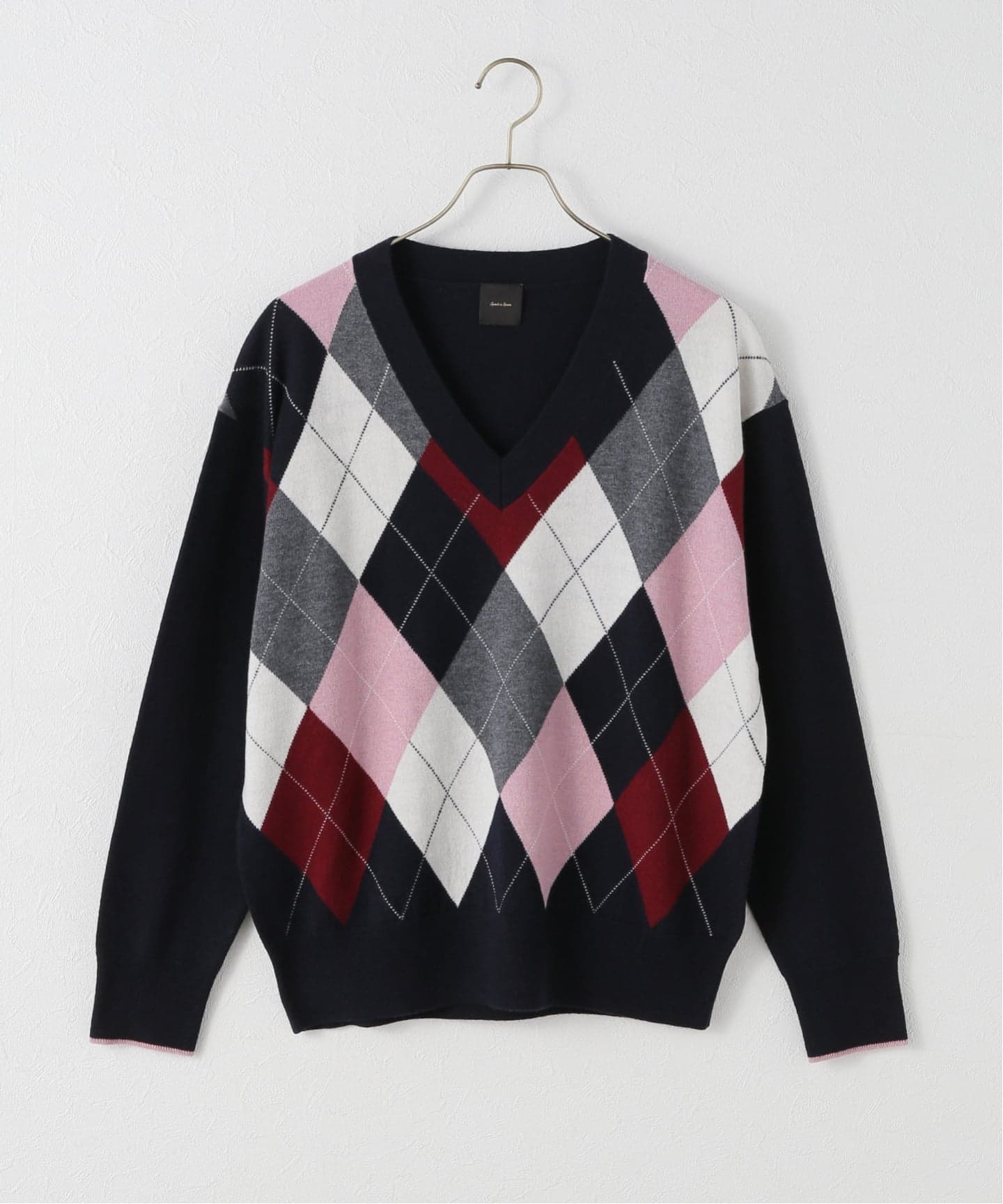 近年✨ EVERYDAY I LIKE アーガイル Vネック プルオーバー アーガイルVネックプルオーバー（ニット／セーター）｜Spick and