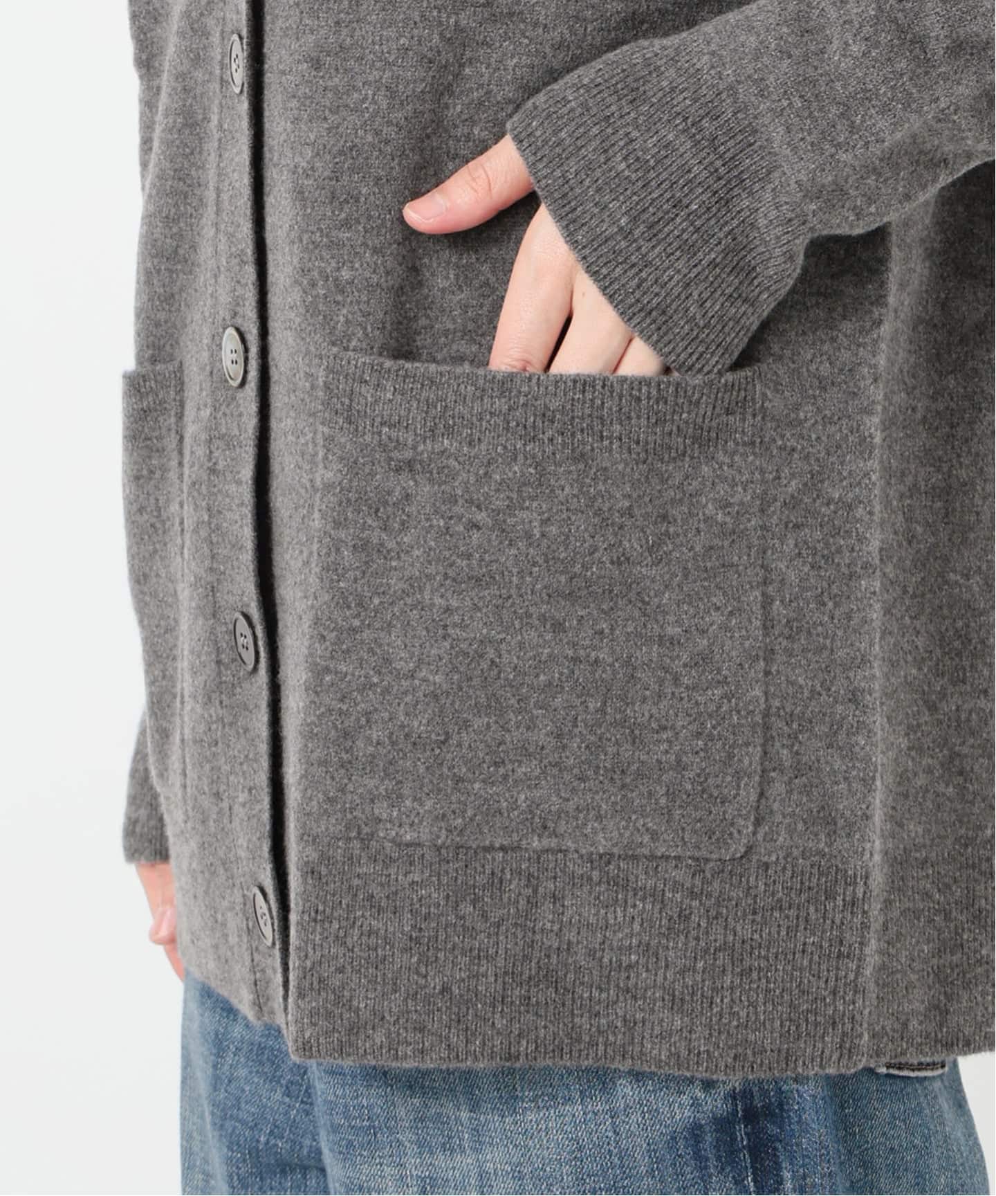 Spick & Span ロゴジャガード Vネックカーディガン ロゴジャガードVネックカーディガン（カーディガン）｜Spick & Span