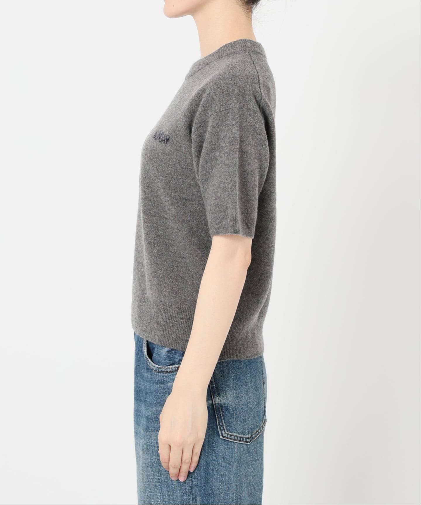 ロゴジャガードハーフスリーブニット（ニット／セーター）｜Spick and