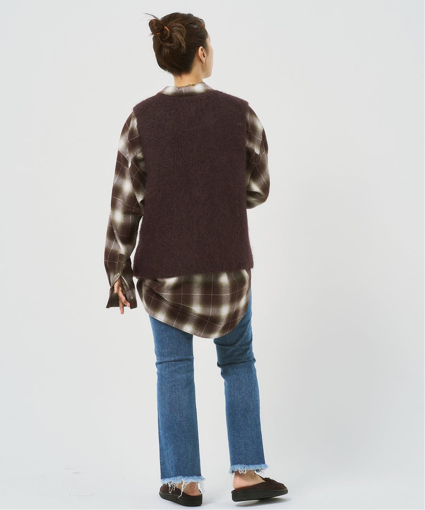 【美品】スピックアンドスパン　アルパカ混ニットベスト アルパカ混ニットベスト（ベスト）｜Spick and Span（スピック