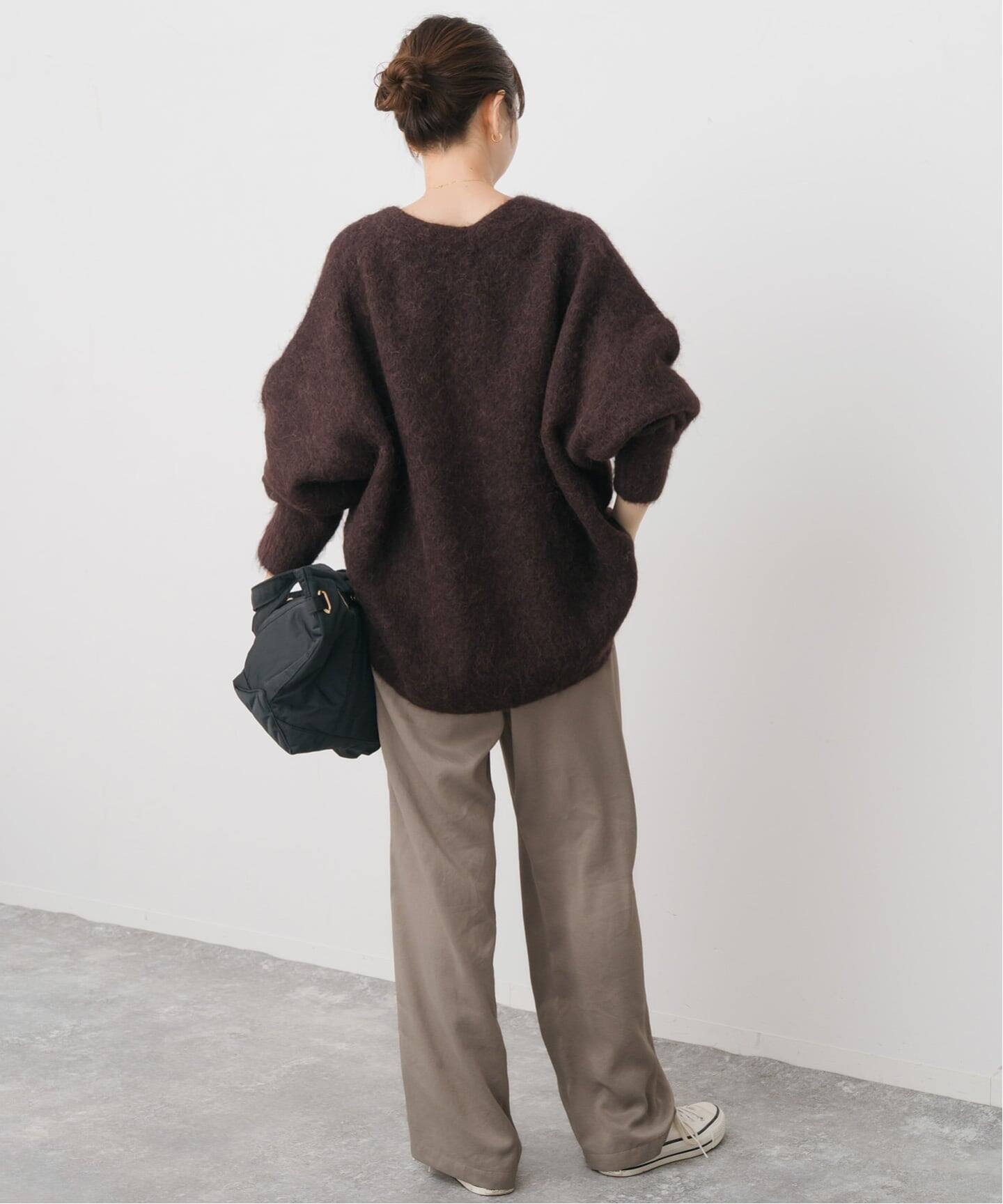 Spick & Span アルパカ混ニット 予約》アルパカ混ニットカーディガン（カーディガン）｜Spick