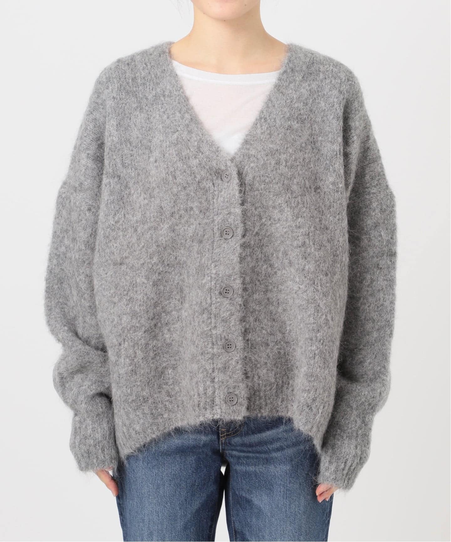 アルパカ混ニットカーディガン（カーディガン）｜Spick and Span