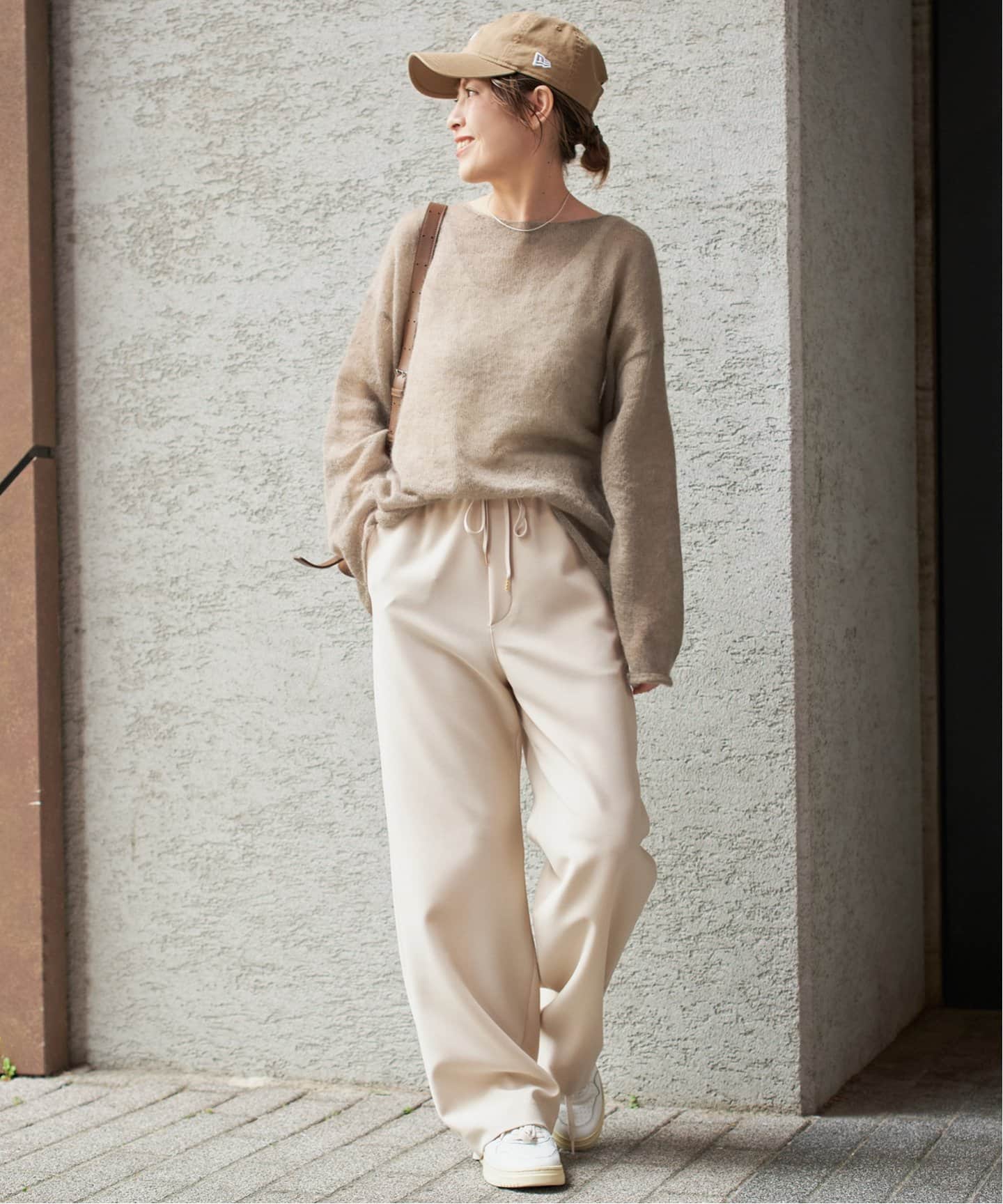 Spick&Span ルーズモヘヤミックスボートネックニット Spick & Span｜《追加》ルーズモヘヤミックスボートネックニット